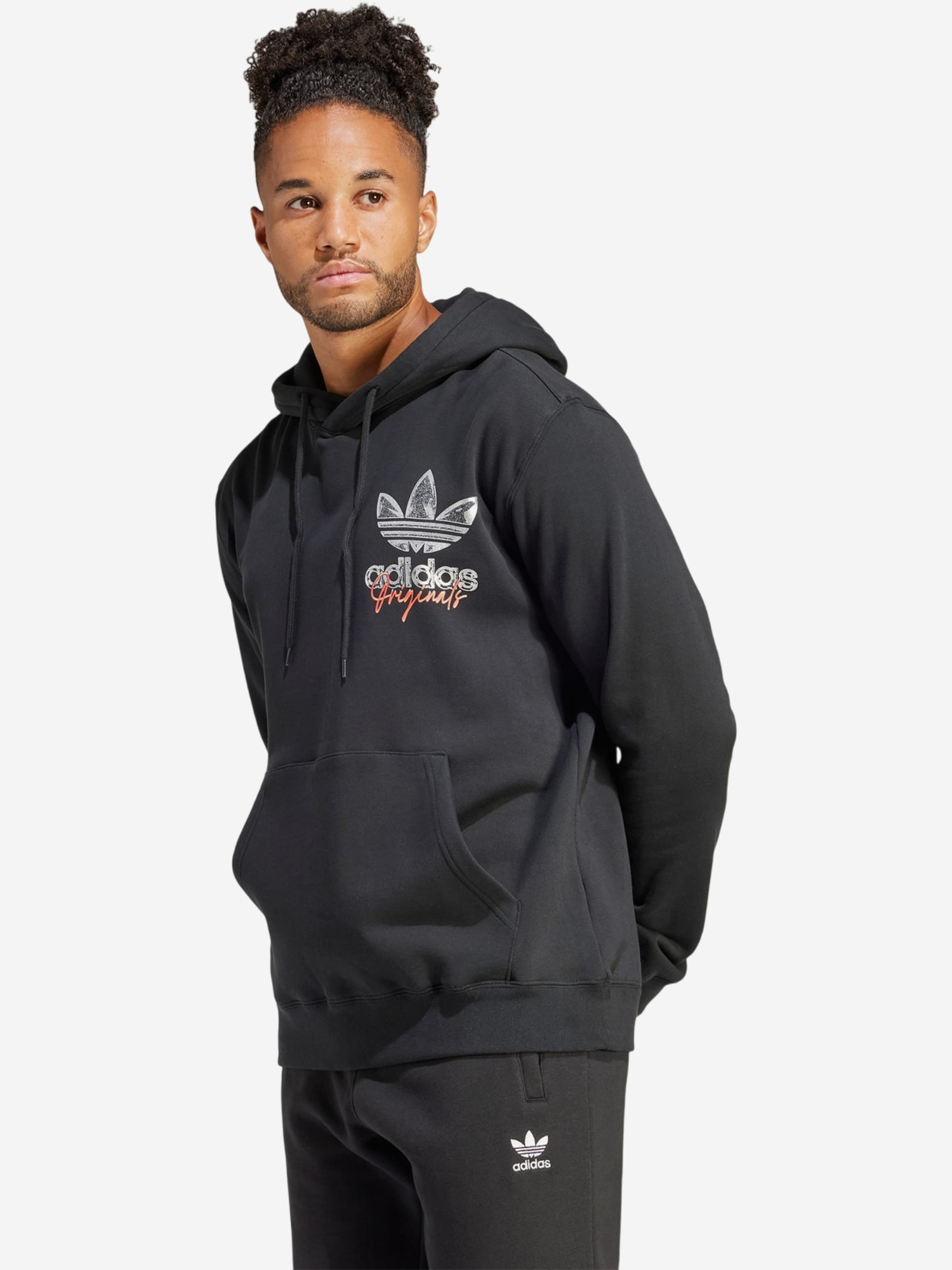 

Толстовка мужская Adidas Trefoil Hoody 3, Черный