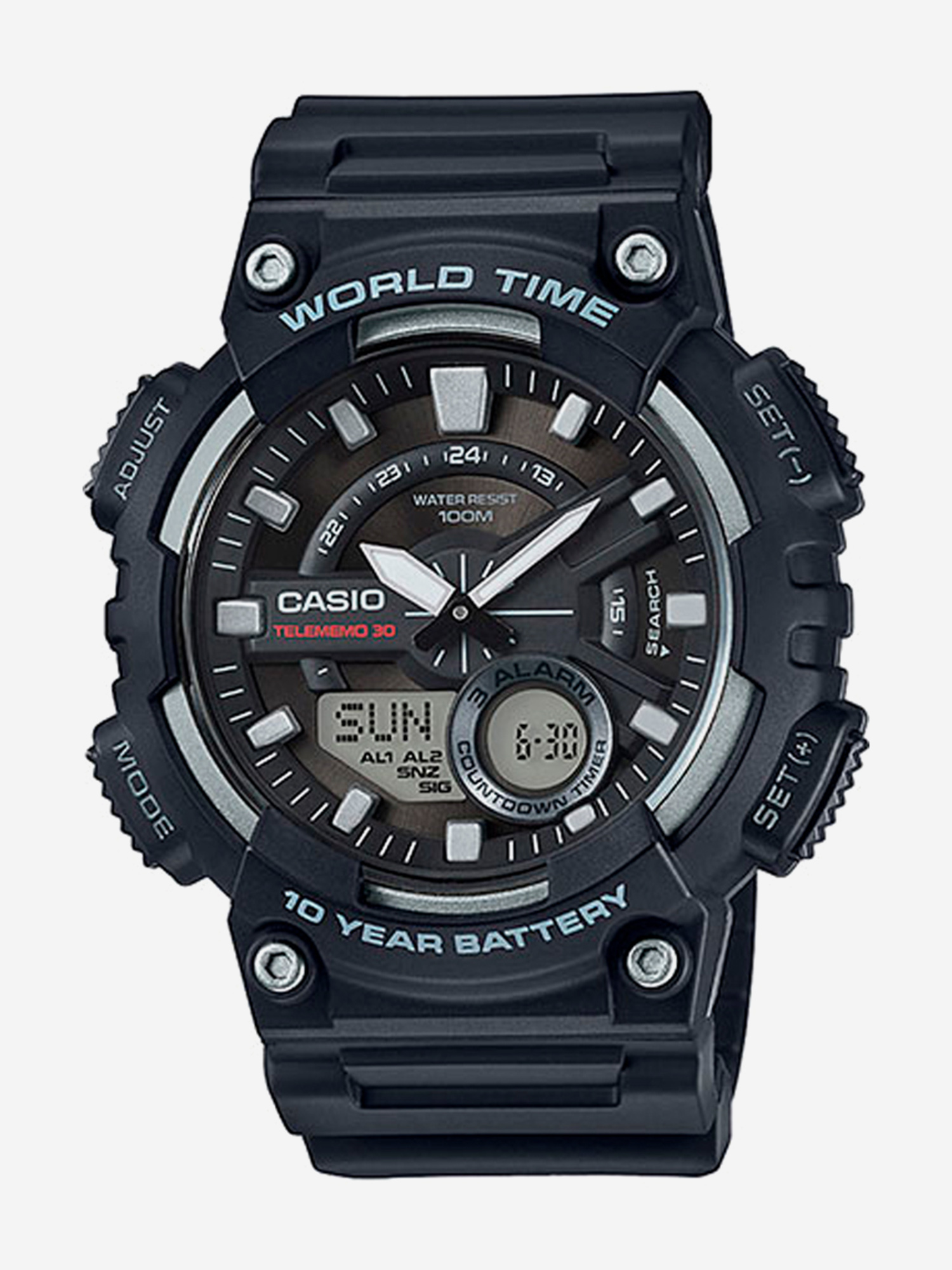 

Наручные часы Casio AEQ-110W-1A, Черный