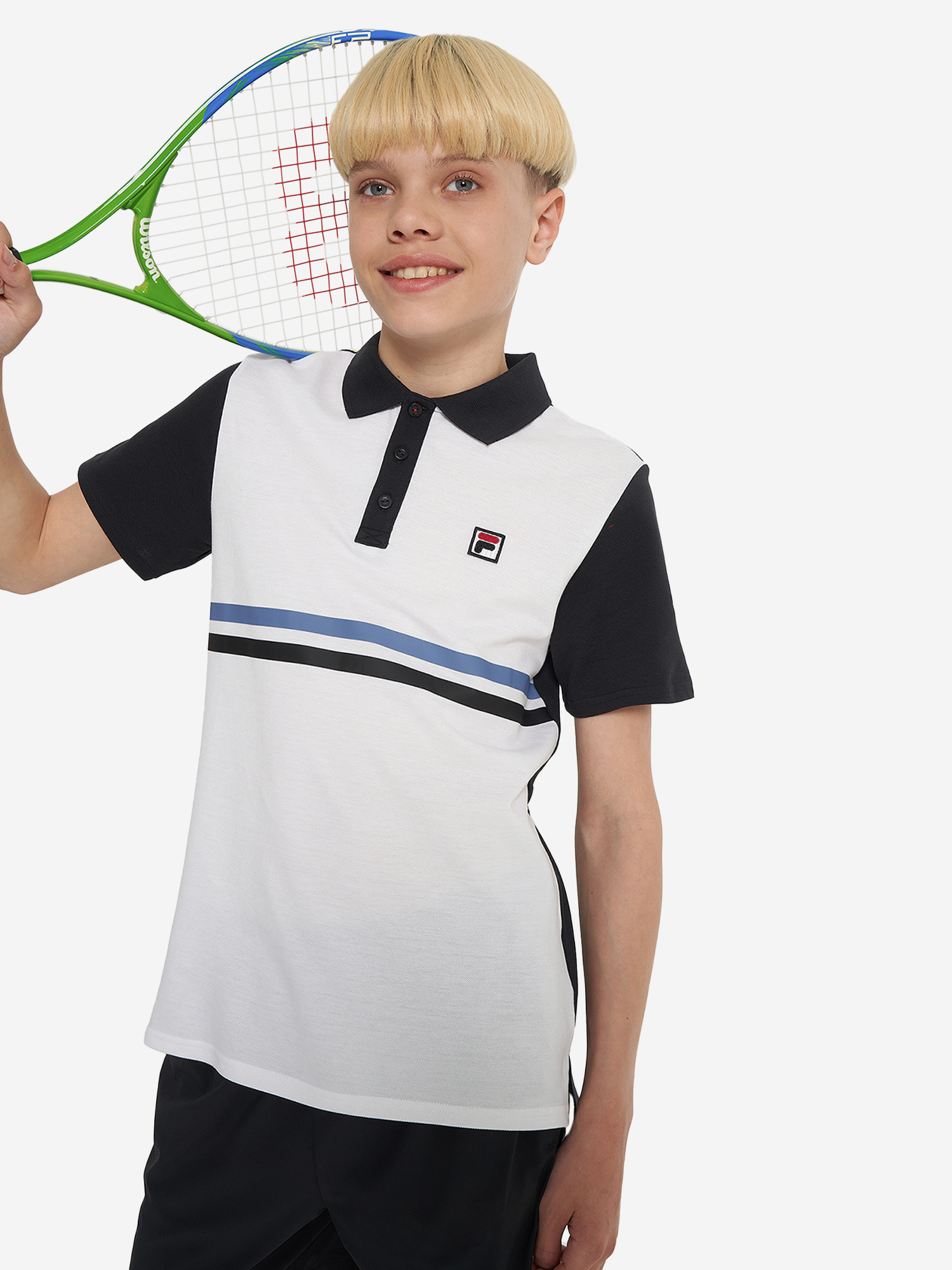 

Поло для мальчиков FILA, Черный