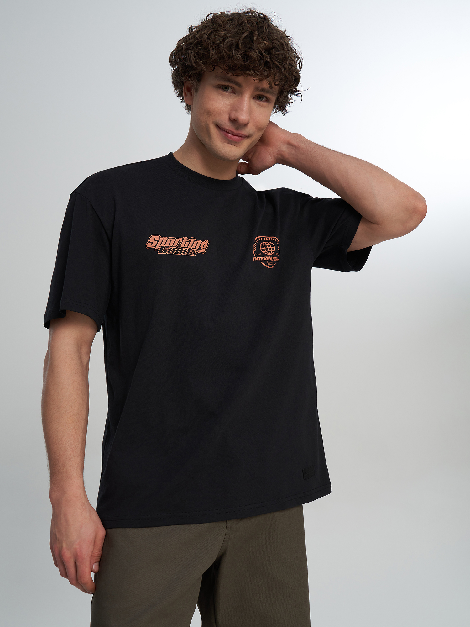 Футболка мужская Demix, черный, арт. 140262DMX-99