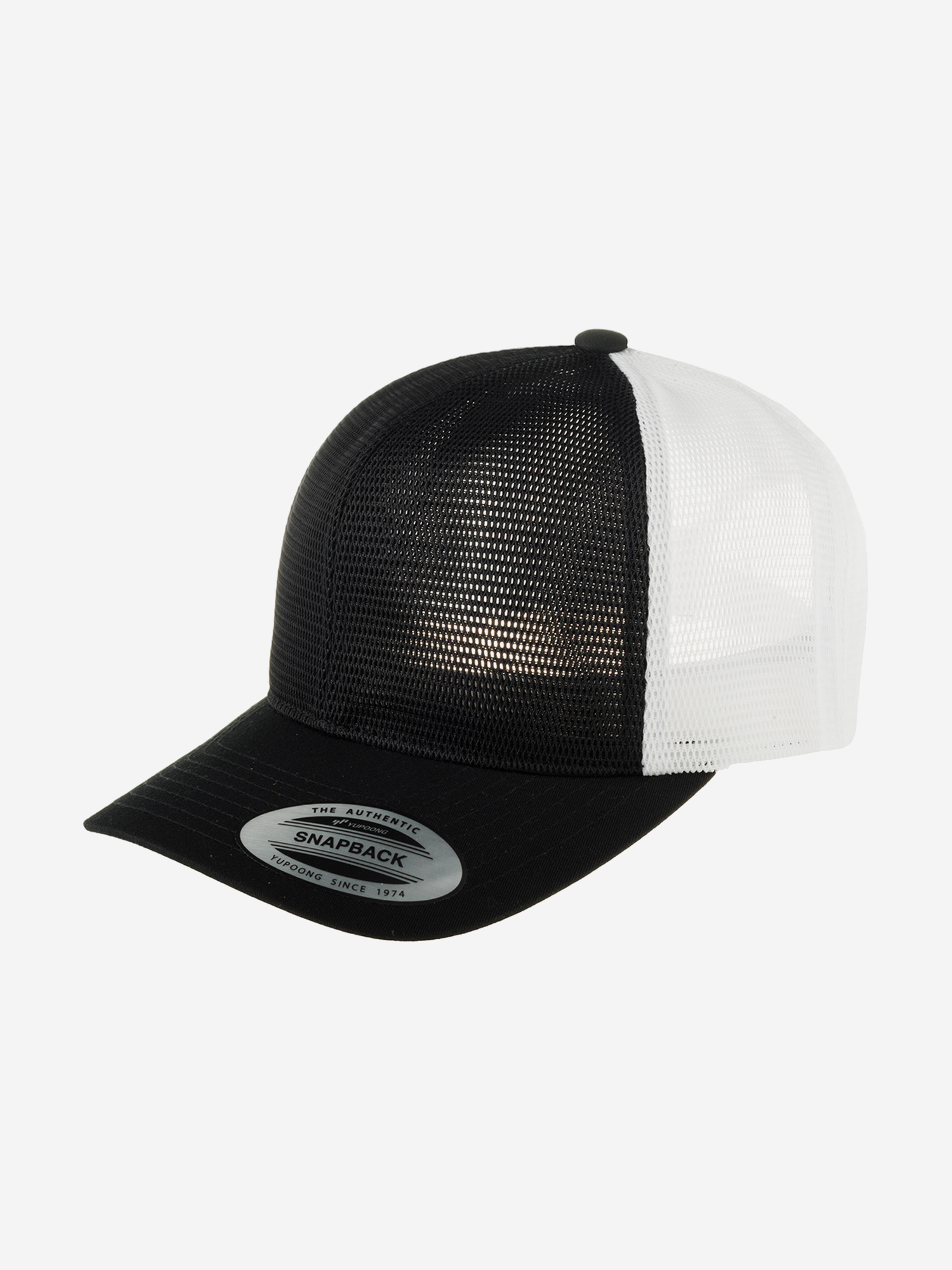 Изображение товара Бейсболка с сеточкой FLEXFIT 6360T черная и белая