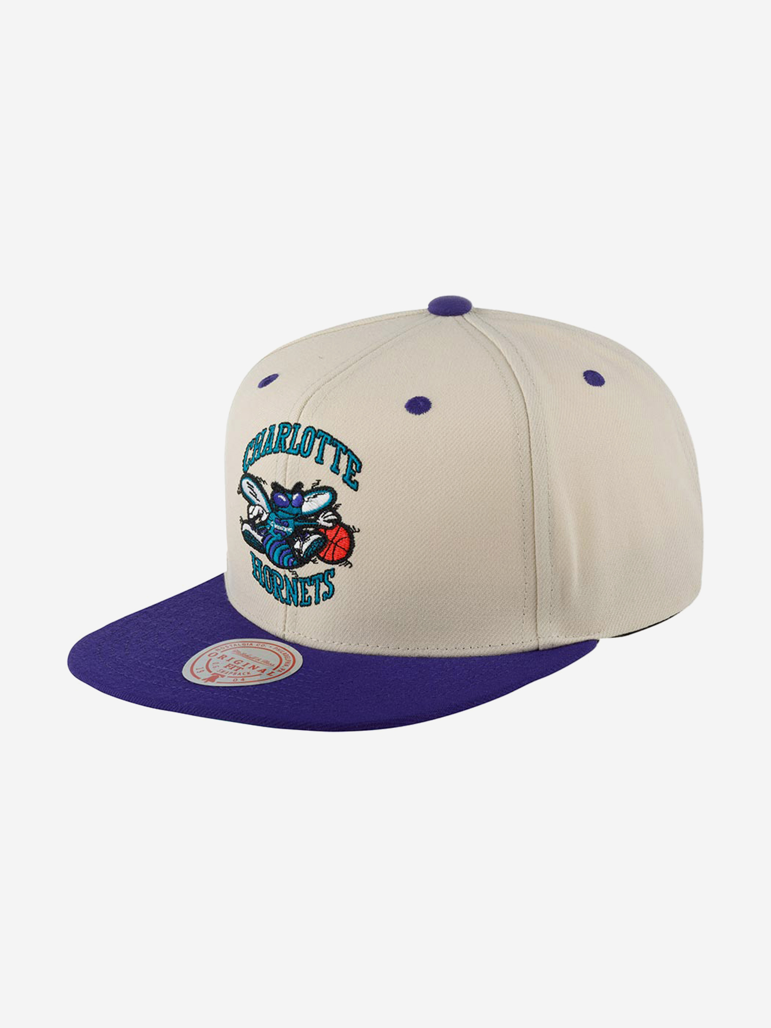 

Бейсболка с прямым козырьком MITCHELL NESS 6HSSLD21077-CHOOFWH Charlotte Hornets NBA (белый), Белый