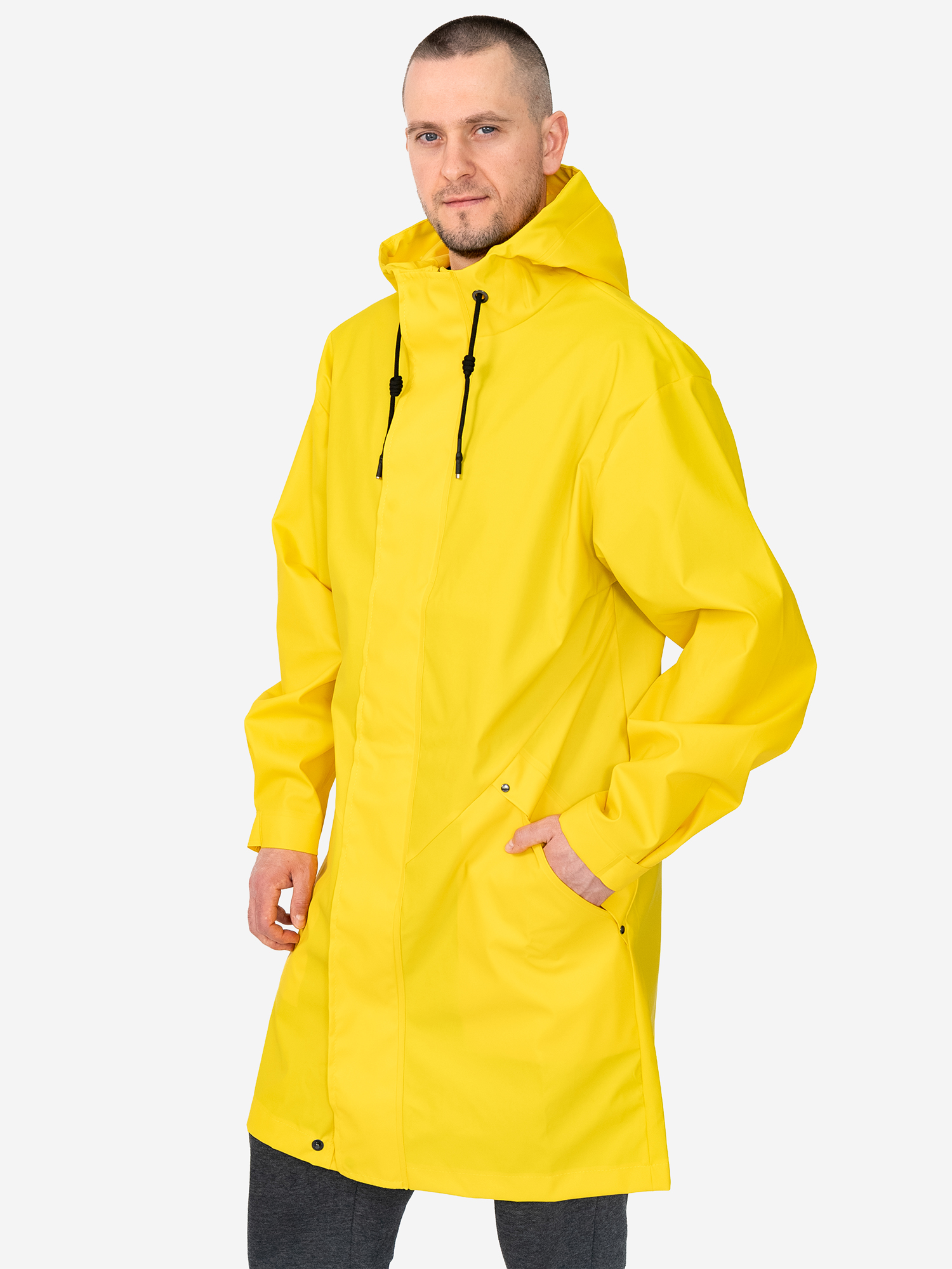 Изображение товара Плащ-дождевик влагостойкий мужской SYMBION Каспий, Желтый