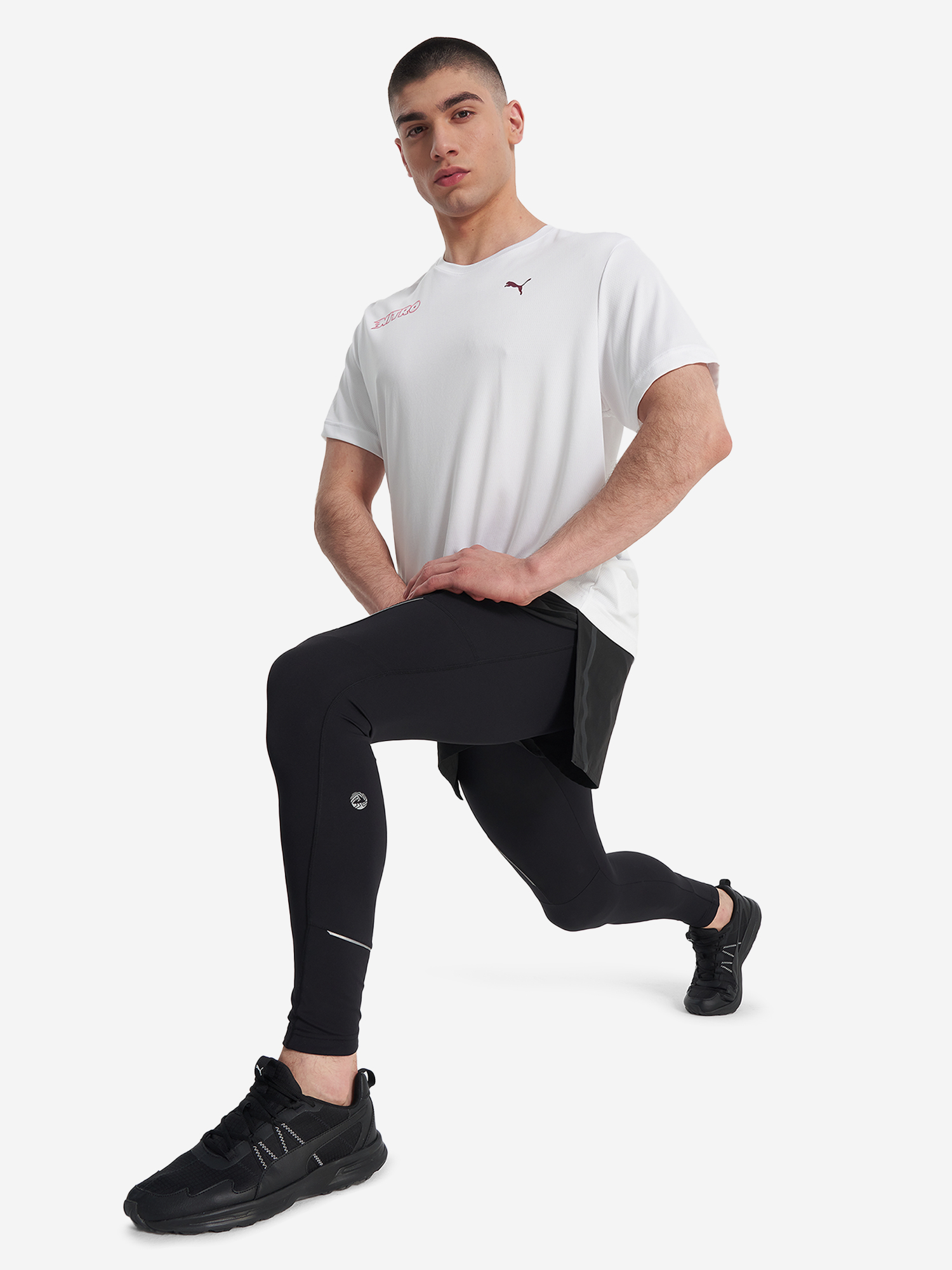 фото Футболка мужская puma nitro illustration graphic, белый
