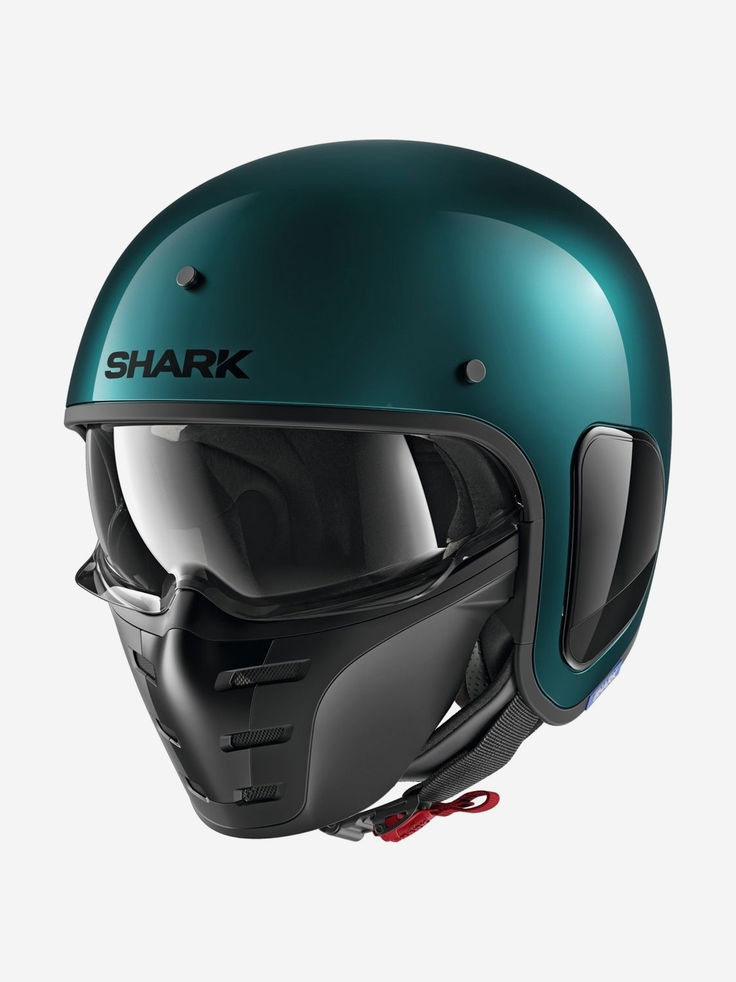 

Мотошлем открытый SHARK S-DRAK FIBER BLANK METAL Green, Зеленый
