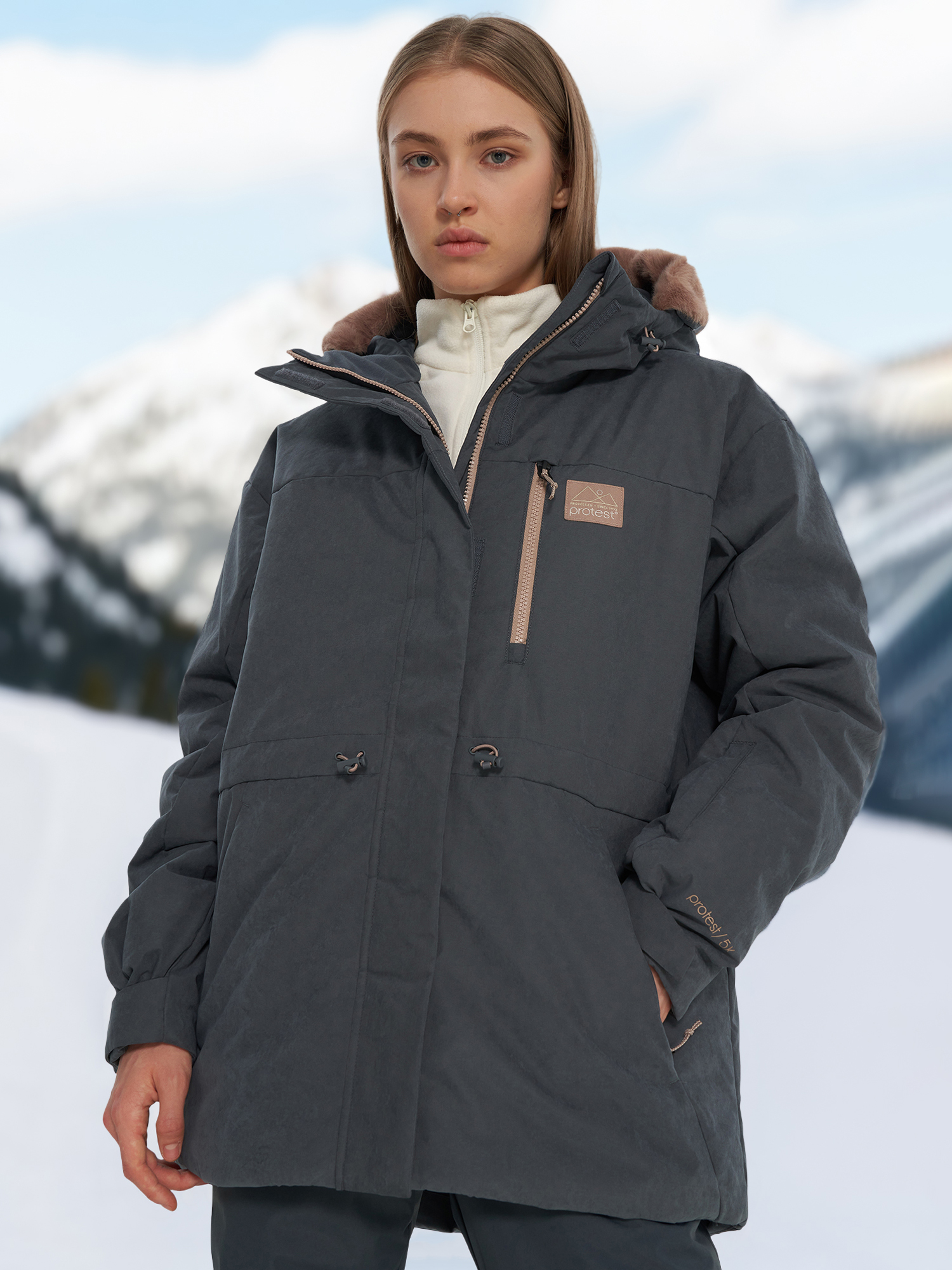 Куртка утепленная женская Protest, серый, арт. 138670pr0-93