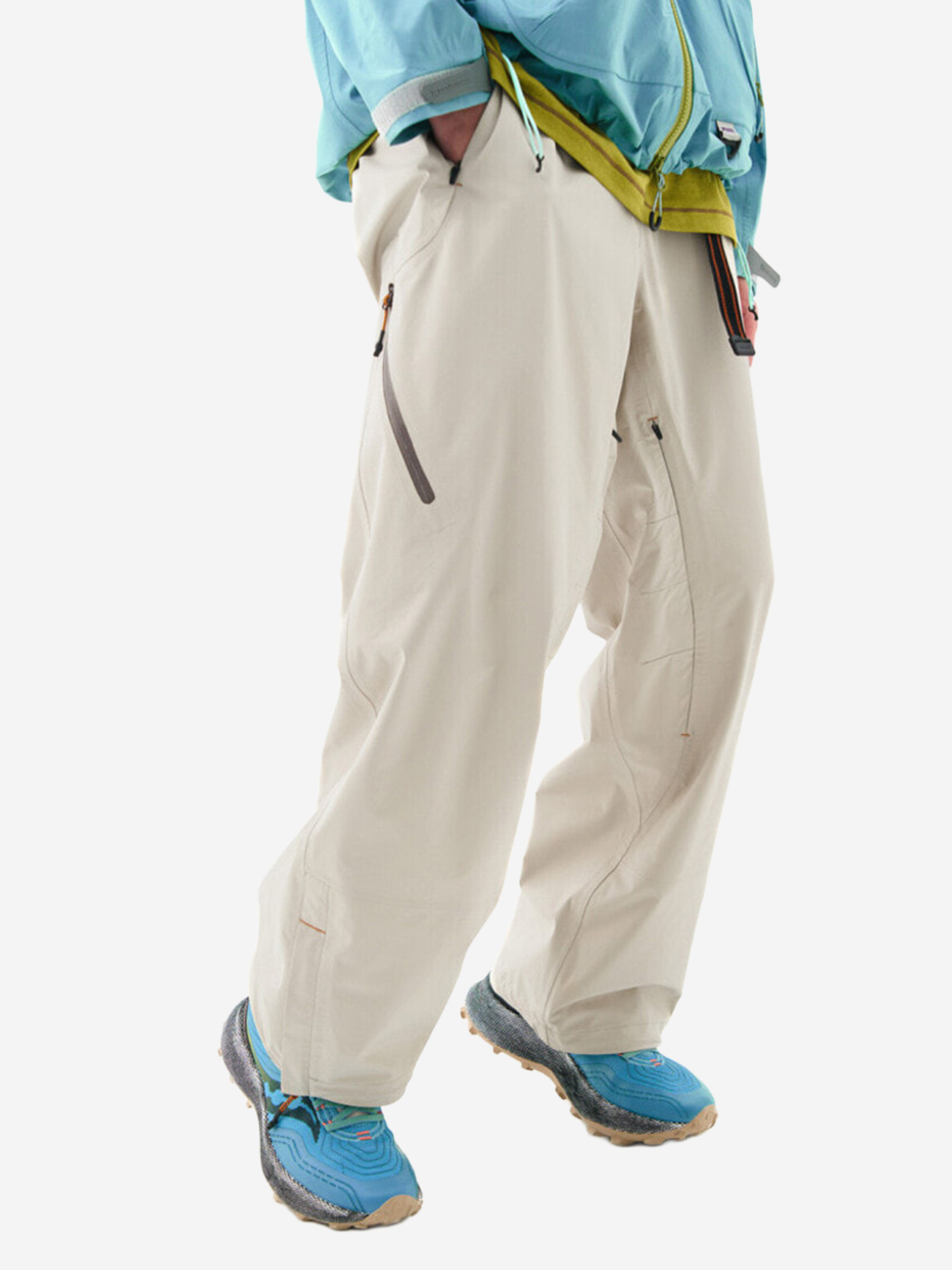 Изображение товара Брюки унисекс NOTHOMME Windbreaker Pants Unisex, Бежевый Изображение товара Брюки унисекс NOTHOMME Windbreaker Pants Unisex, Бежевый