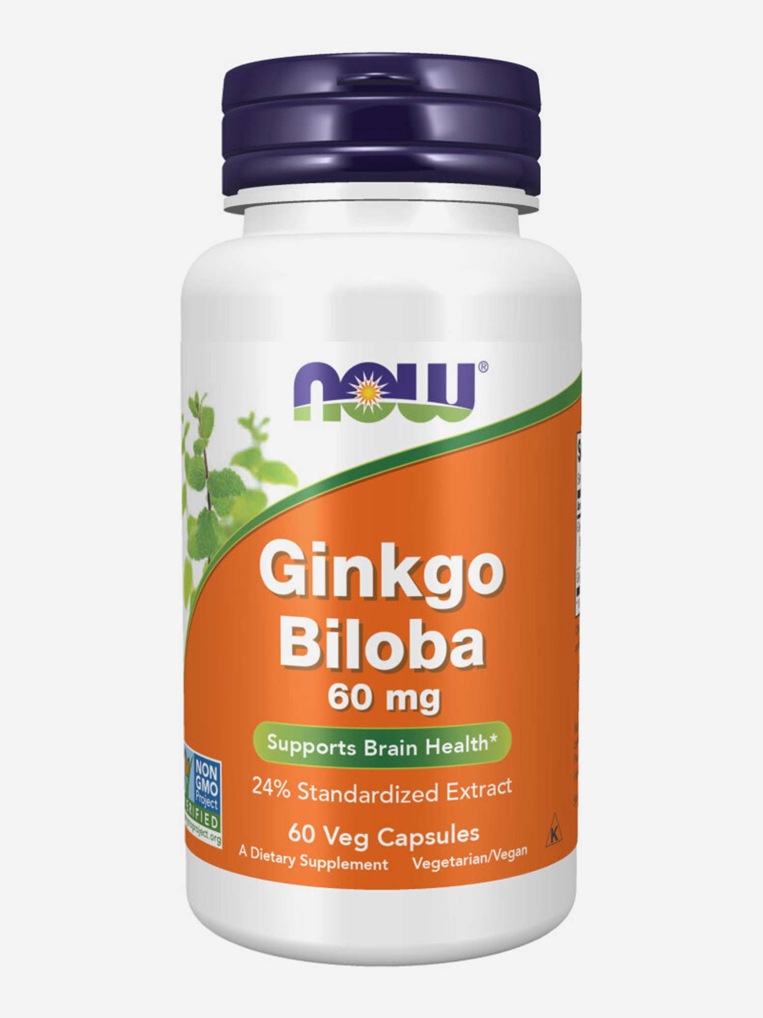 Изображение товара Экстракт гинкго билоба NOW FOODS Ginkgo biloba 60 мг, 60 капсул, Без вкуса Изображение товара Экстракт гинкго билоба NOW FOODS Ginkgo biloba 60 мг, 60 капсул, Без вкуса