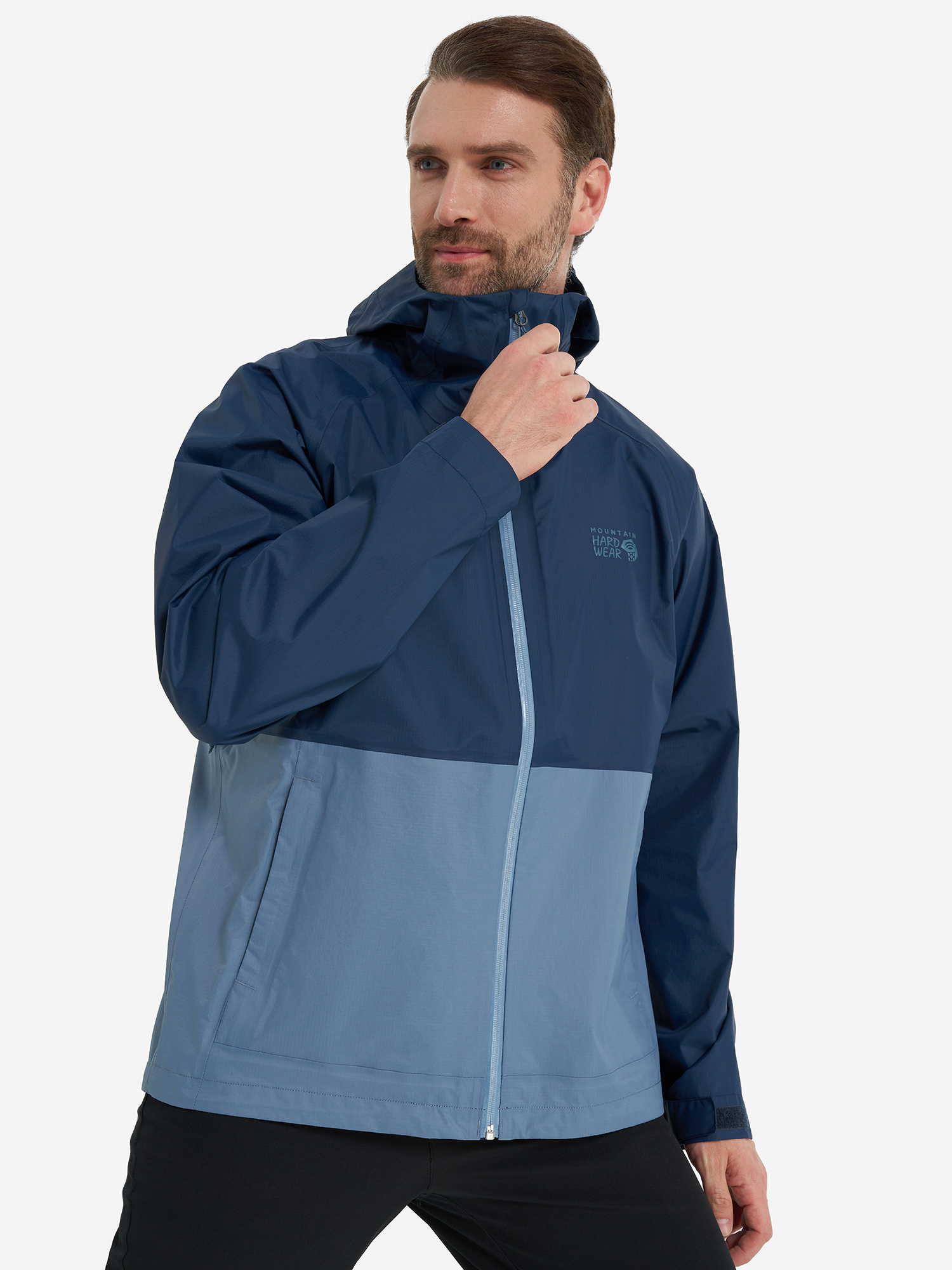 Куртка мембранная мужская Mountain Hardwear Threshold Jacket, Голубой 2093511MHW-441, размер RUS 50-52 | EUR L - фото 2