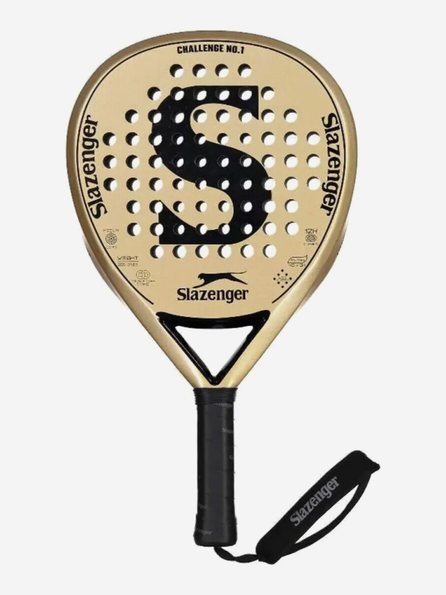 Изображение товара Ракетка Slazenger Challenge 1 Hybrid 12k для падел-тенниса Изображение товара Ракетка Slazenger Challenge 1 Hybrid 12k для падел-тенниса