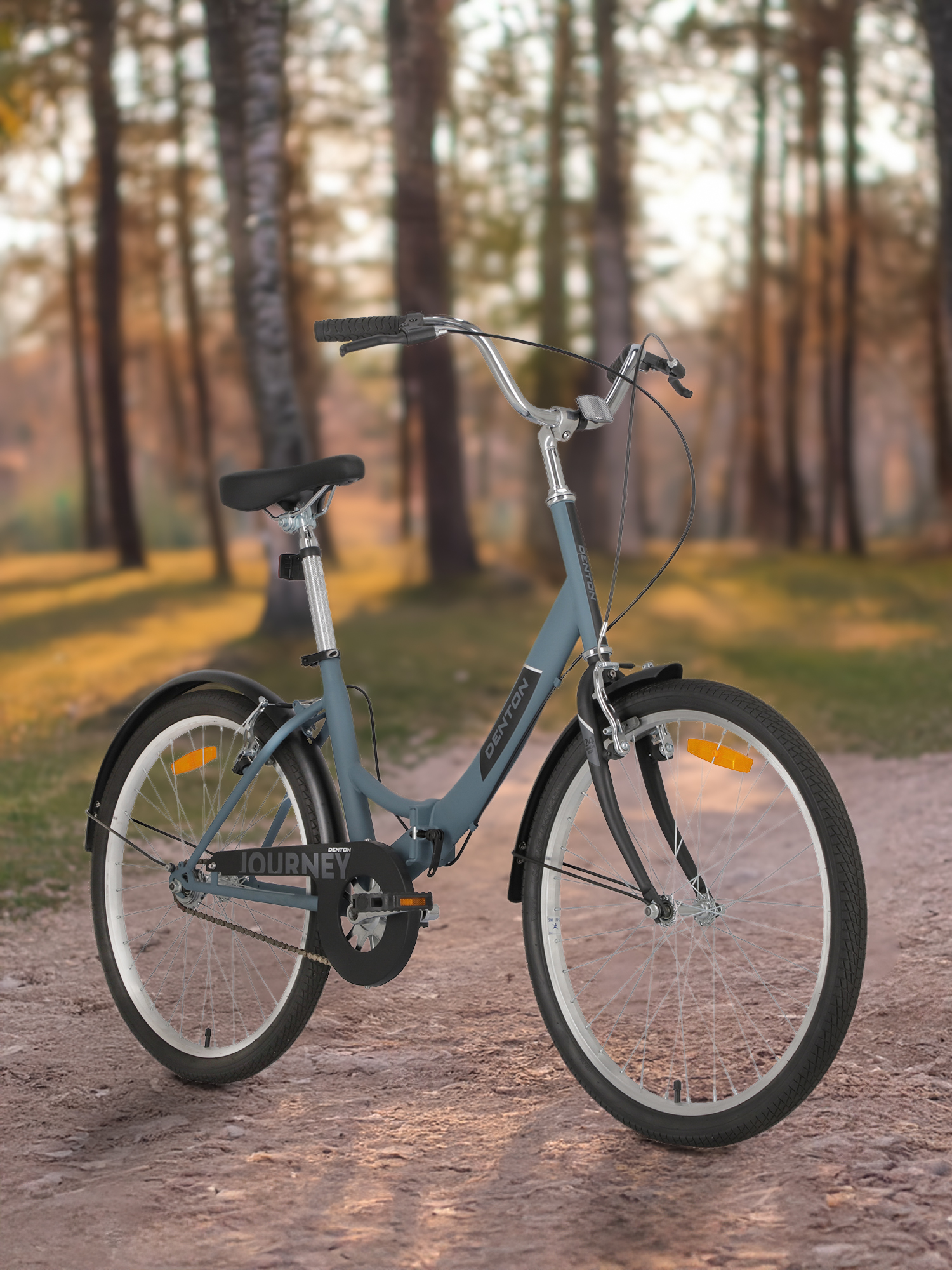 

Велосипед складной Denton Journey 24", Серый