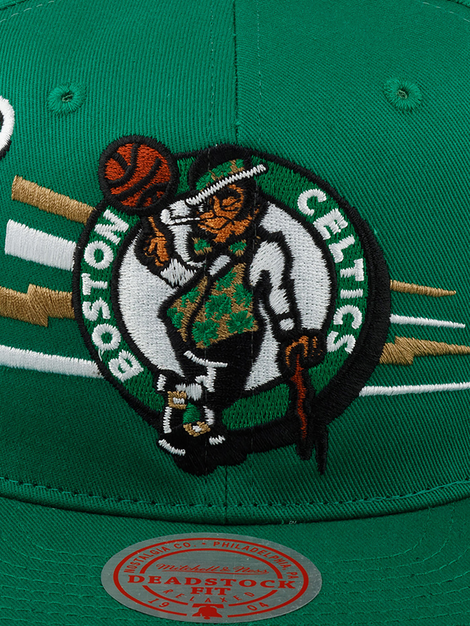 Бейсболка с прямым козырьком MITCHELL NESS 6HSSSH21230-BCEKYGN Boston Celtics NBA (зеленый), Зеленый 59-132XDOXM4K-11, размер Без размера - фото 5