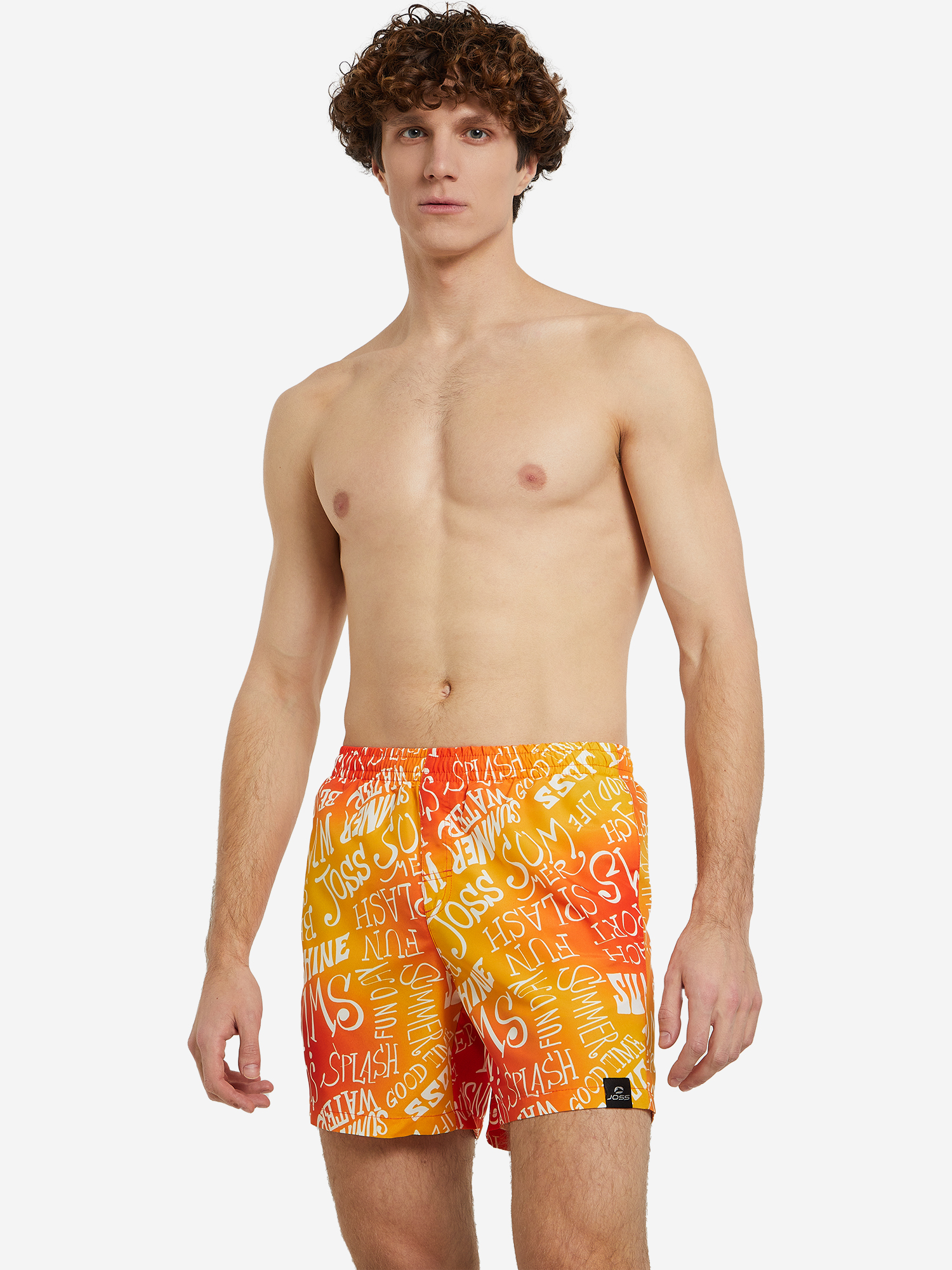 Шорты плавательные мужские Joss, Оранжевый шорты плавательные мужские joss оранжевый