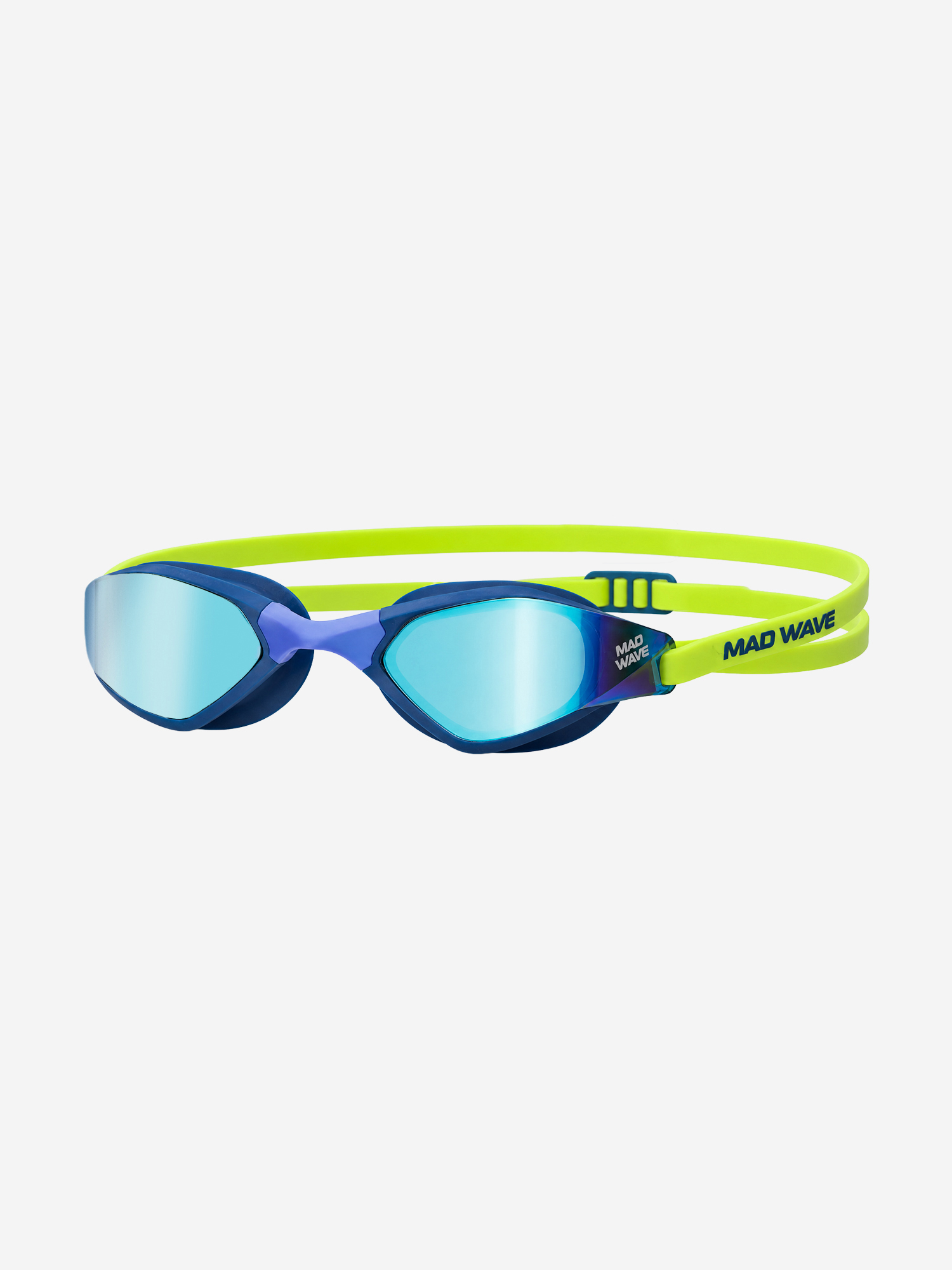 Очки для плавания Mad Wave Dynamix Rainbow, Синий