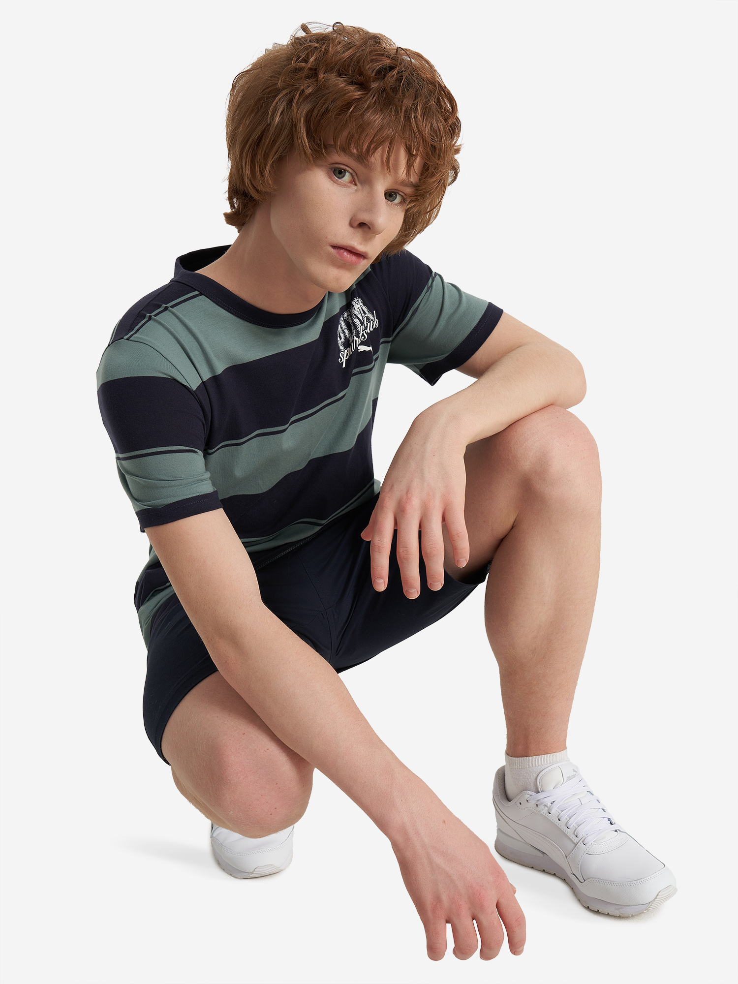 Футболка для мальчиков PUMA Classic Graphic, Зеленый 5