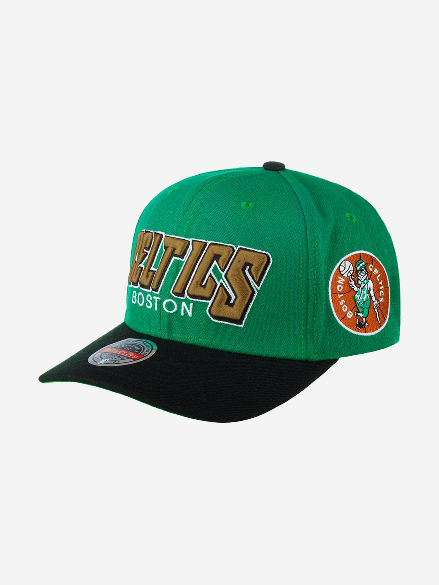 

Бейсболка MITCHELL NESS HHSS4781-BCEYYPPPGREN Boston Celtics MLB (зеленый), Зеленый