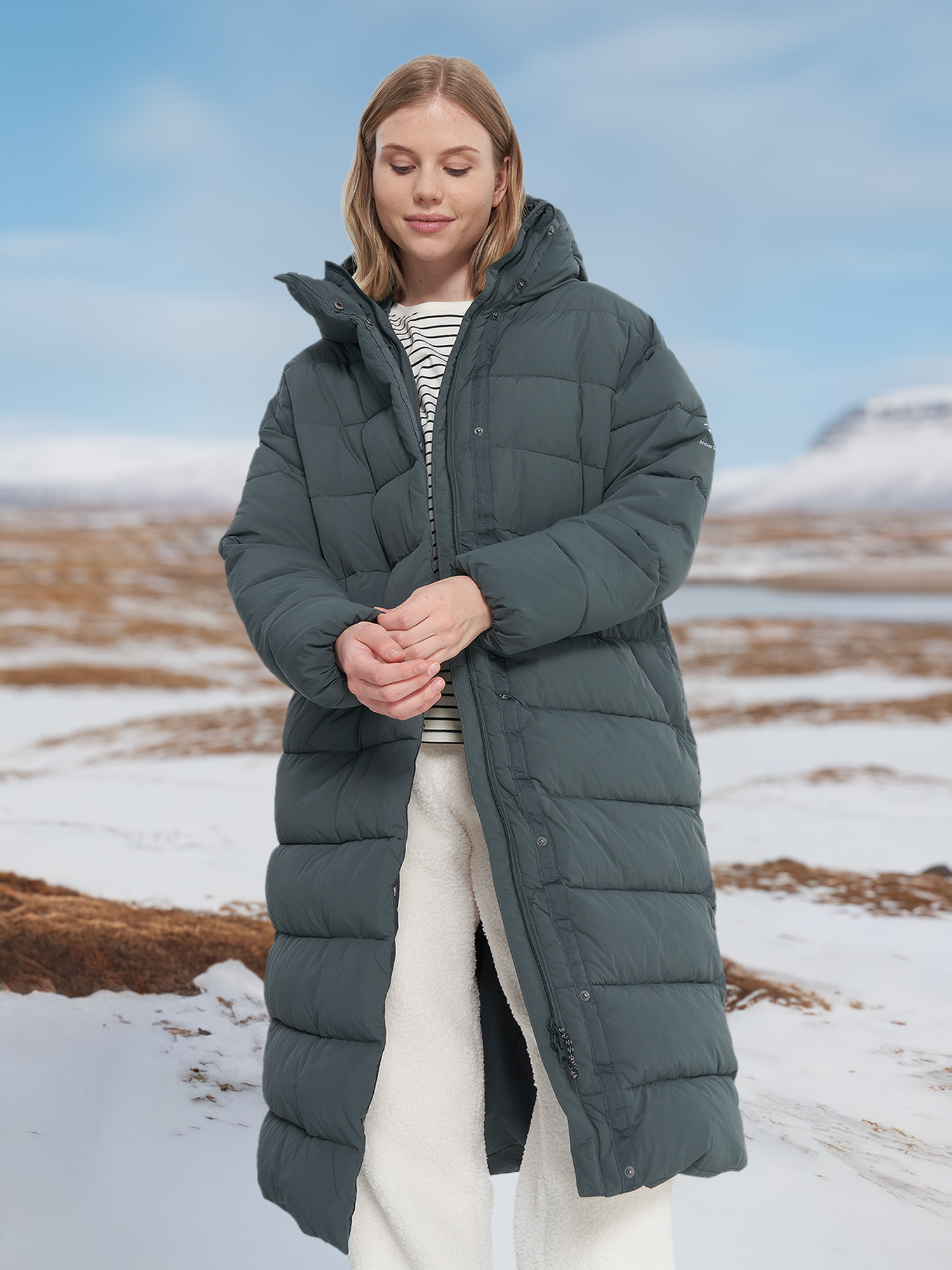 

Пуховик женский Northland, Серый