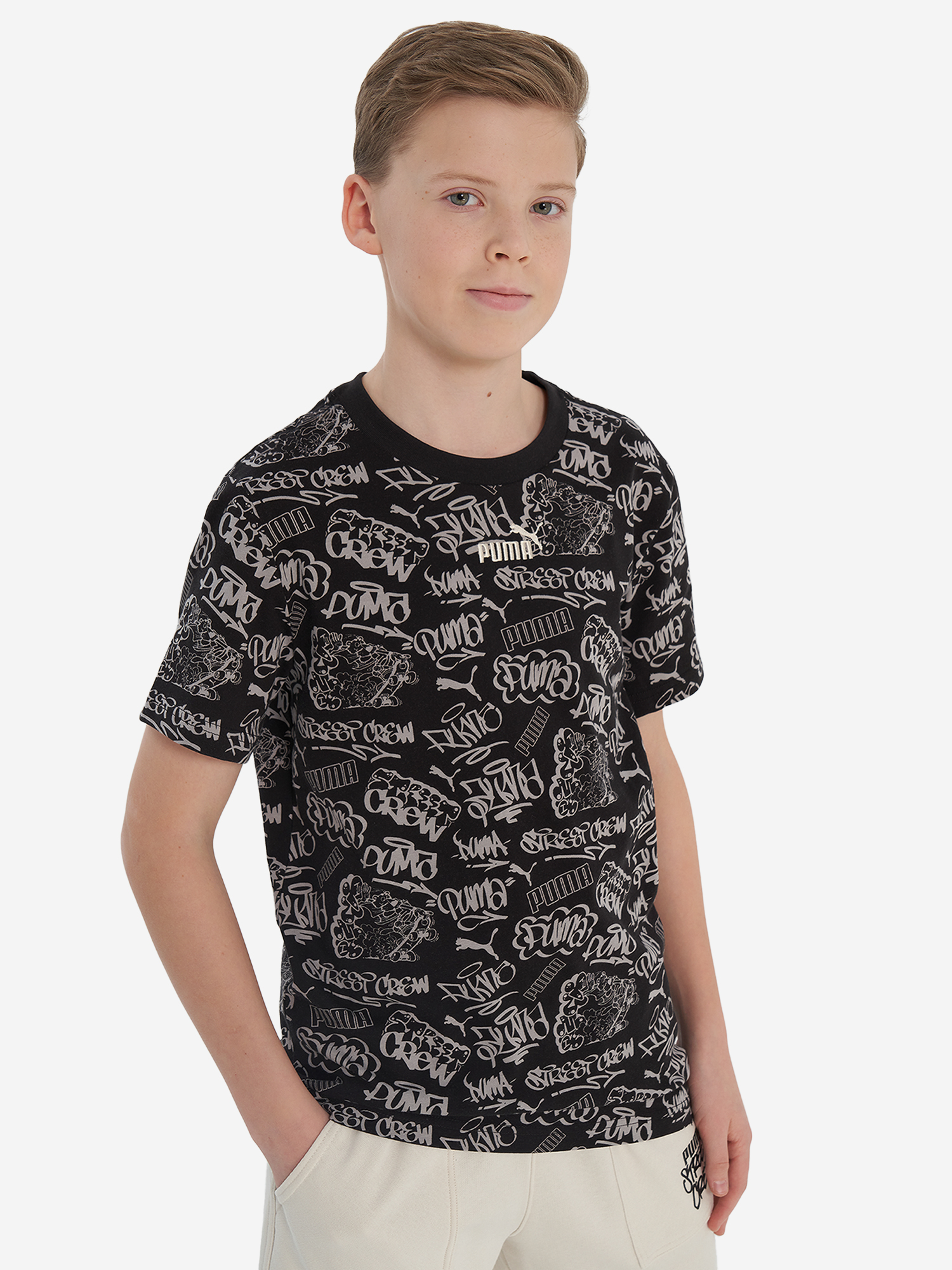 Изображение товара Футболка для мальчиков PUMA Mid90 S спортивный стиль лето