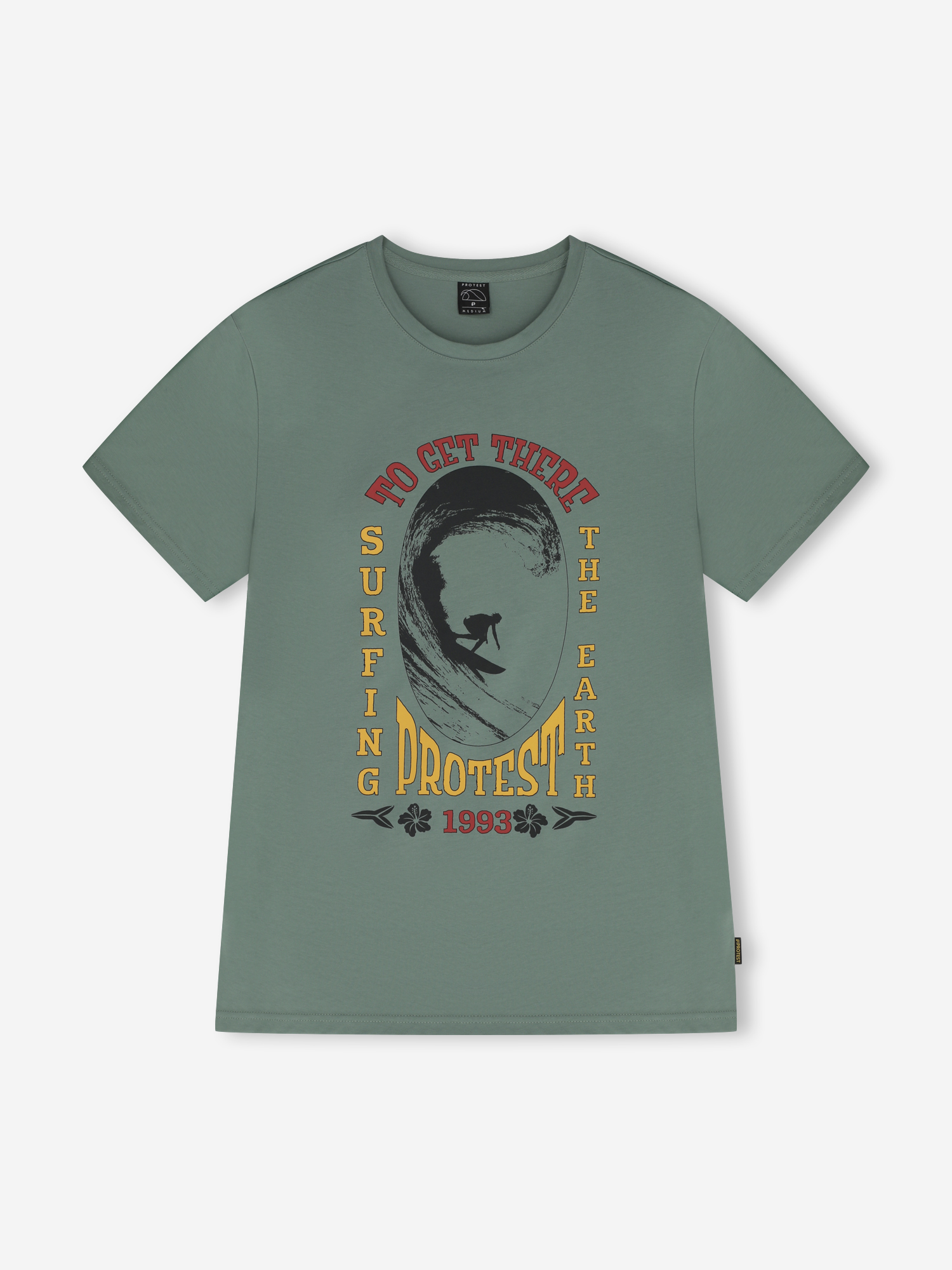 Футболка Protest, зеленый, арт. 142372PR0-G3