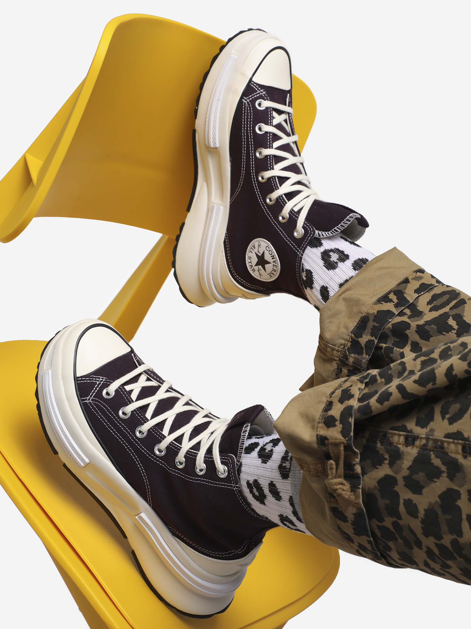 

Кеды женские Converse Run Star Legacy CX HI, Коричневый