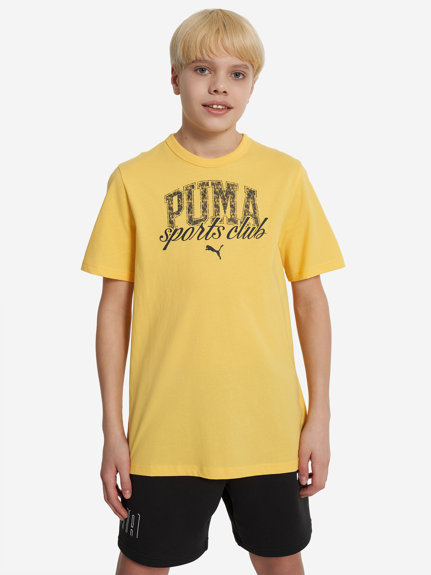 Футболка для мальчиков PUMA Classic Graphic, Желтый 2
