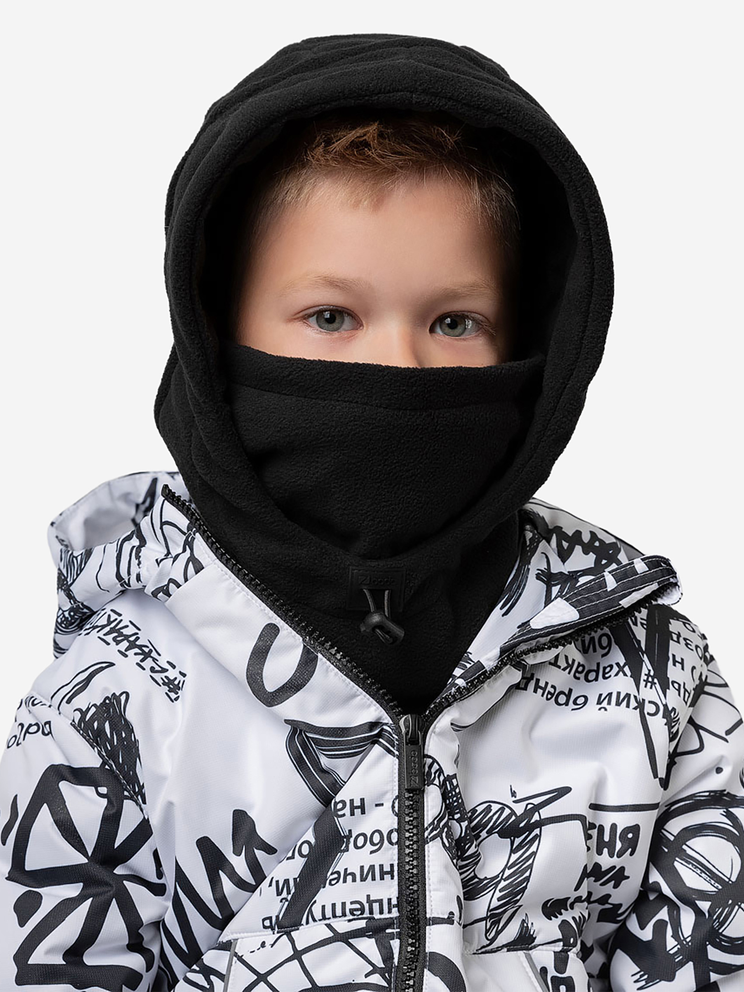 Изображение товара Капюшон флисовый bodo черный для активного отдыха и зимних видов спорта