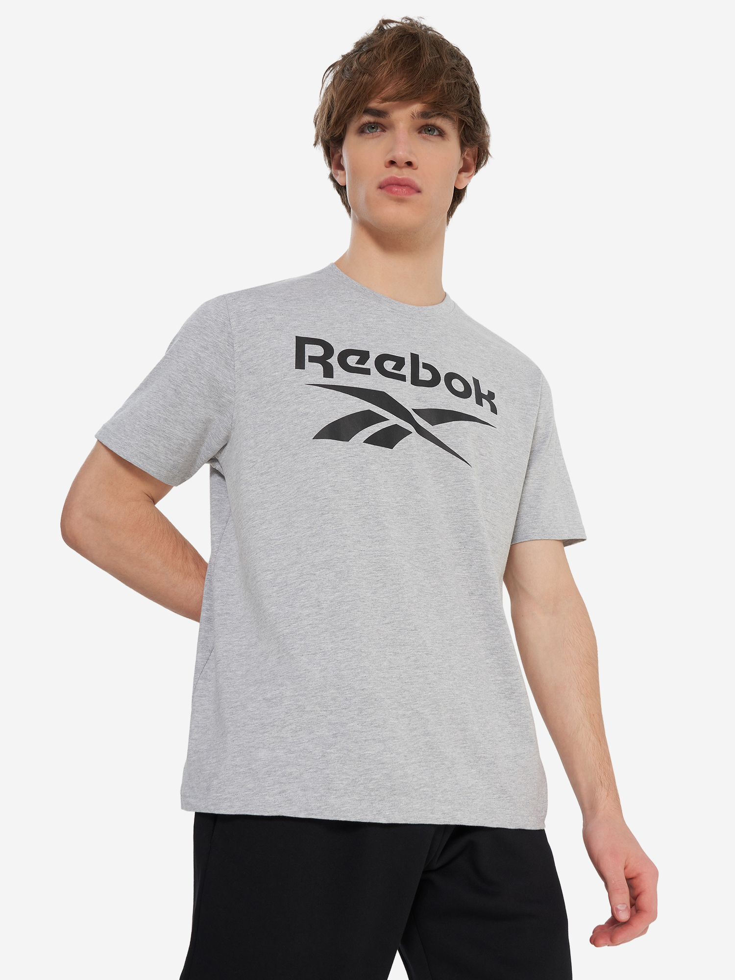 фото Футболка мужская reebok chad, серый