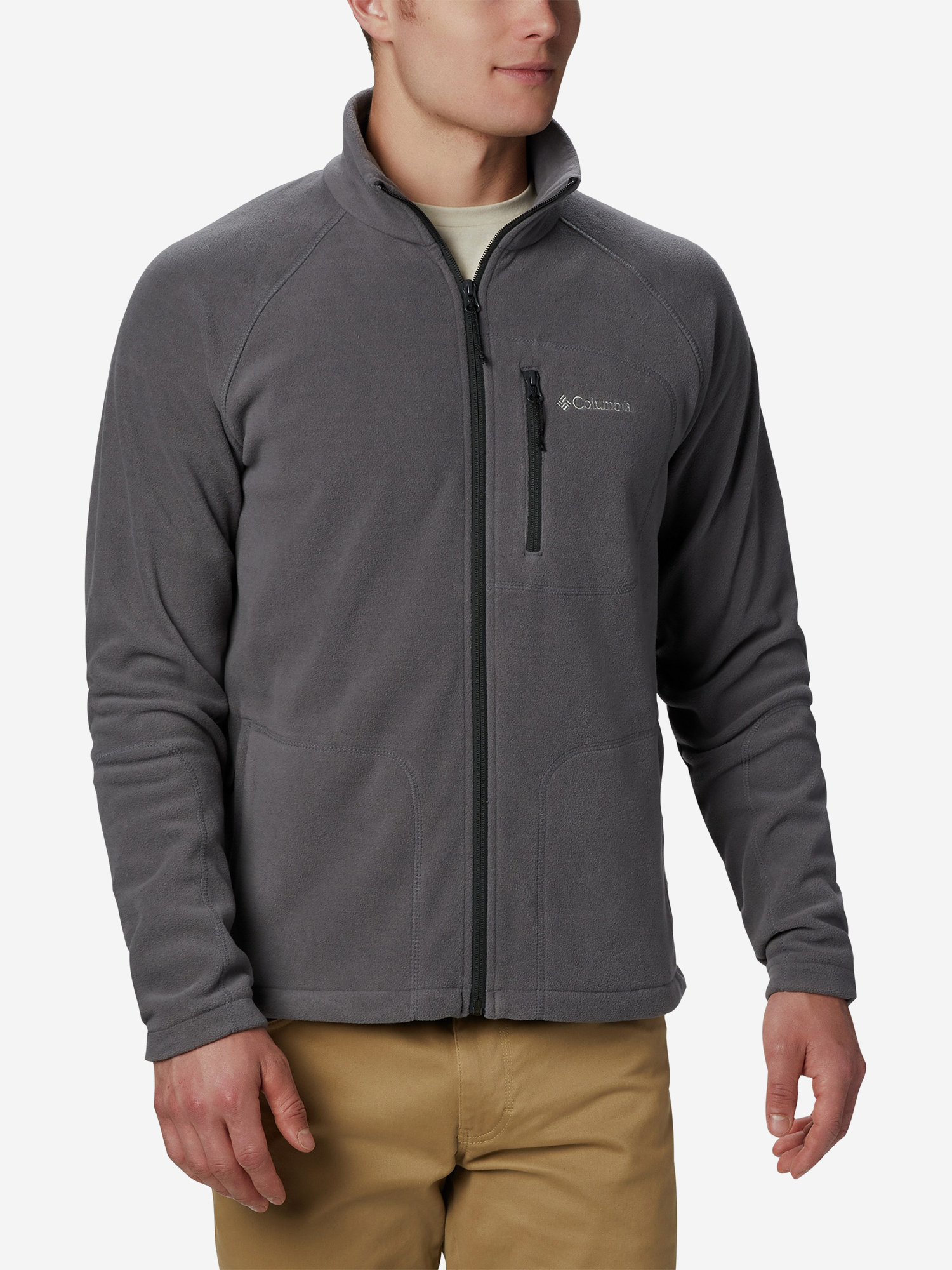 Джемпер флисовый мужской Columbia Fast Trek Ii Full Zip Fleece, Серый