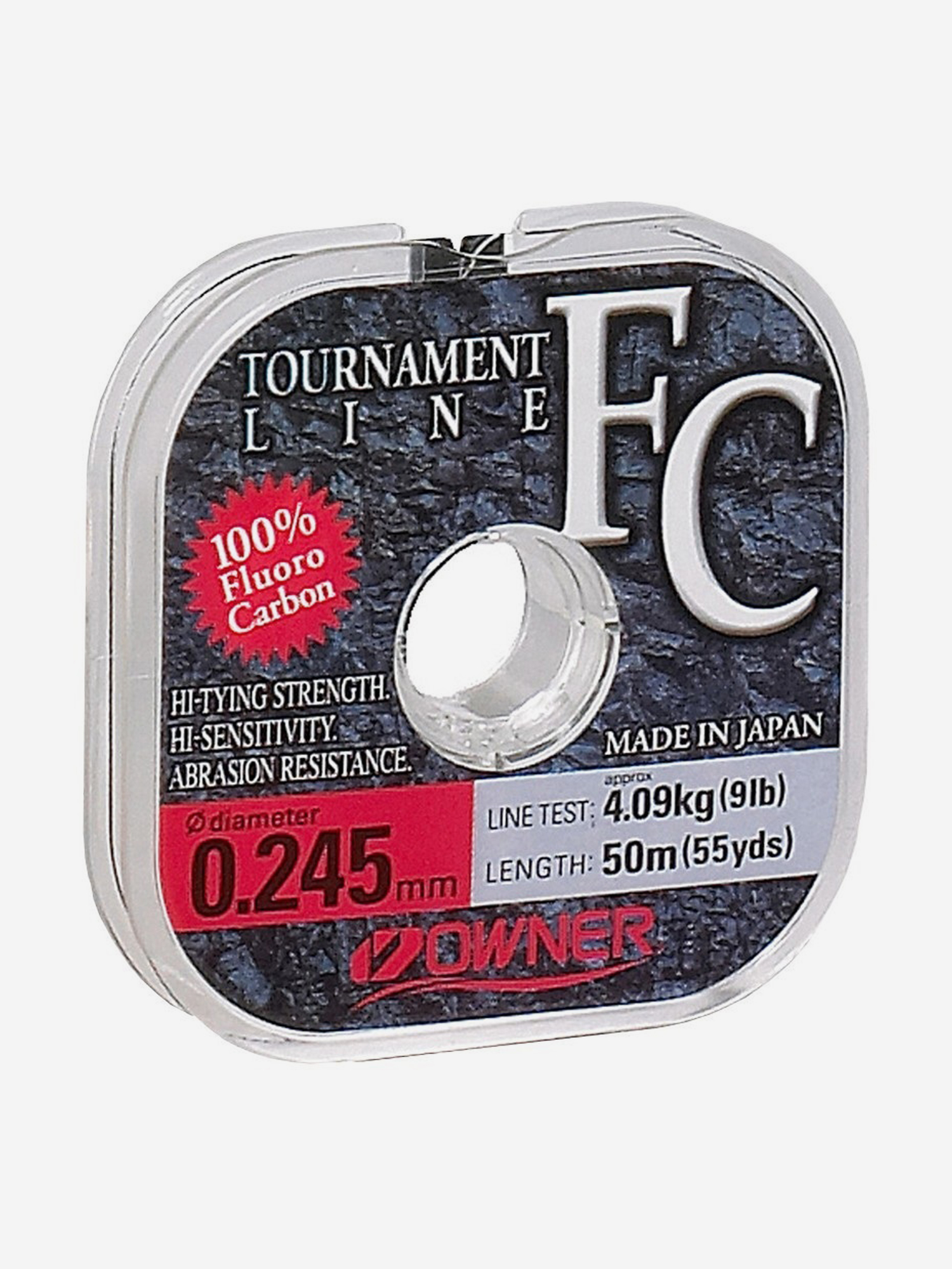 

Леска флюорокарбоновая Owner Flurocarbon  м 0.16 мм 1.83 кг, Белый
