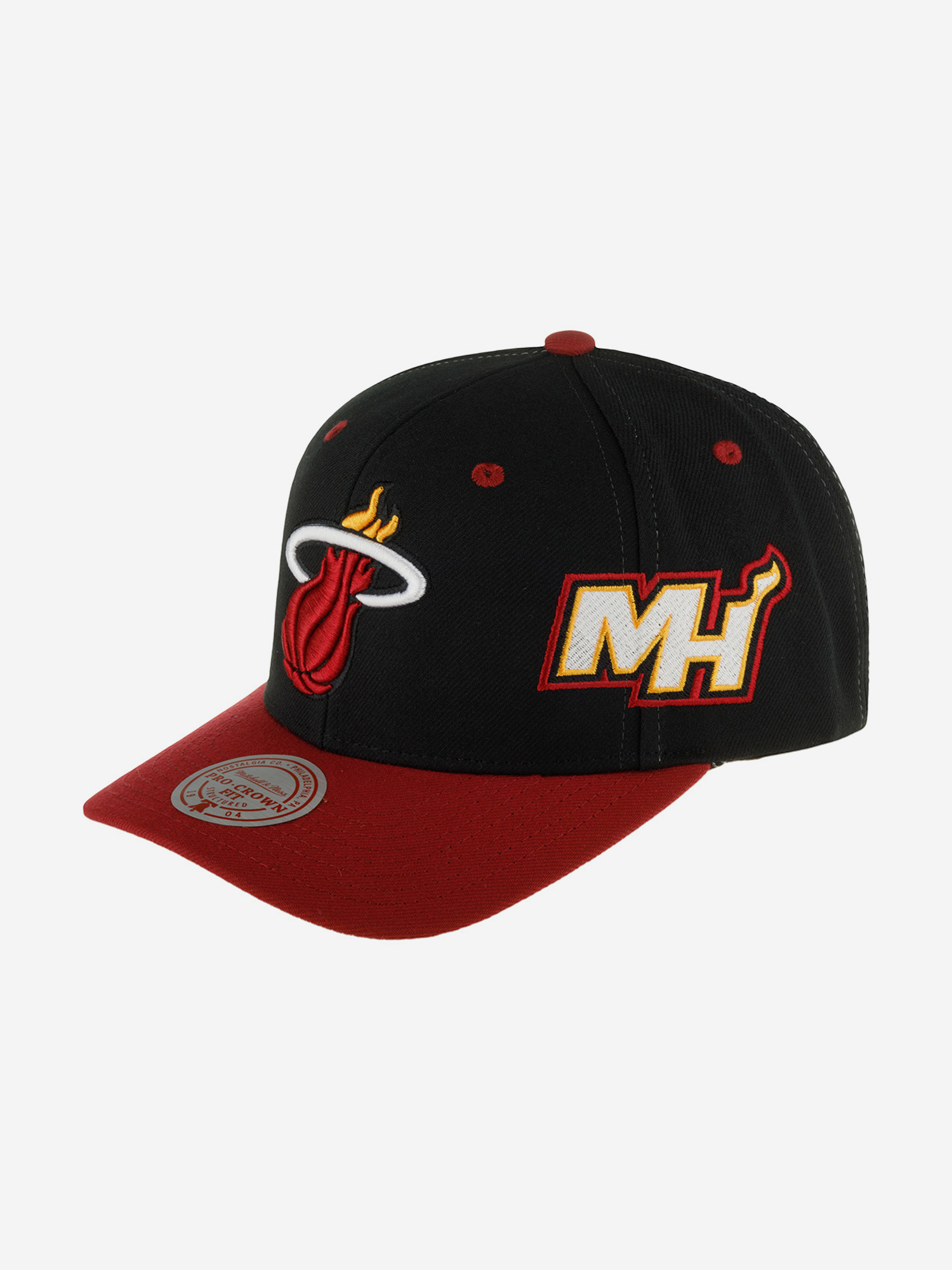 Бейсболка MITCHELL NESS HHSS7310-MHEYYPPPBLCK Miami Heat NBA (черный), Черный 59-252XDOXM4K-72, размер Без размера