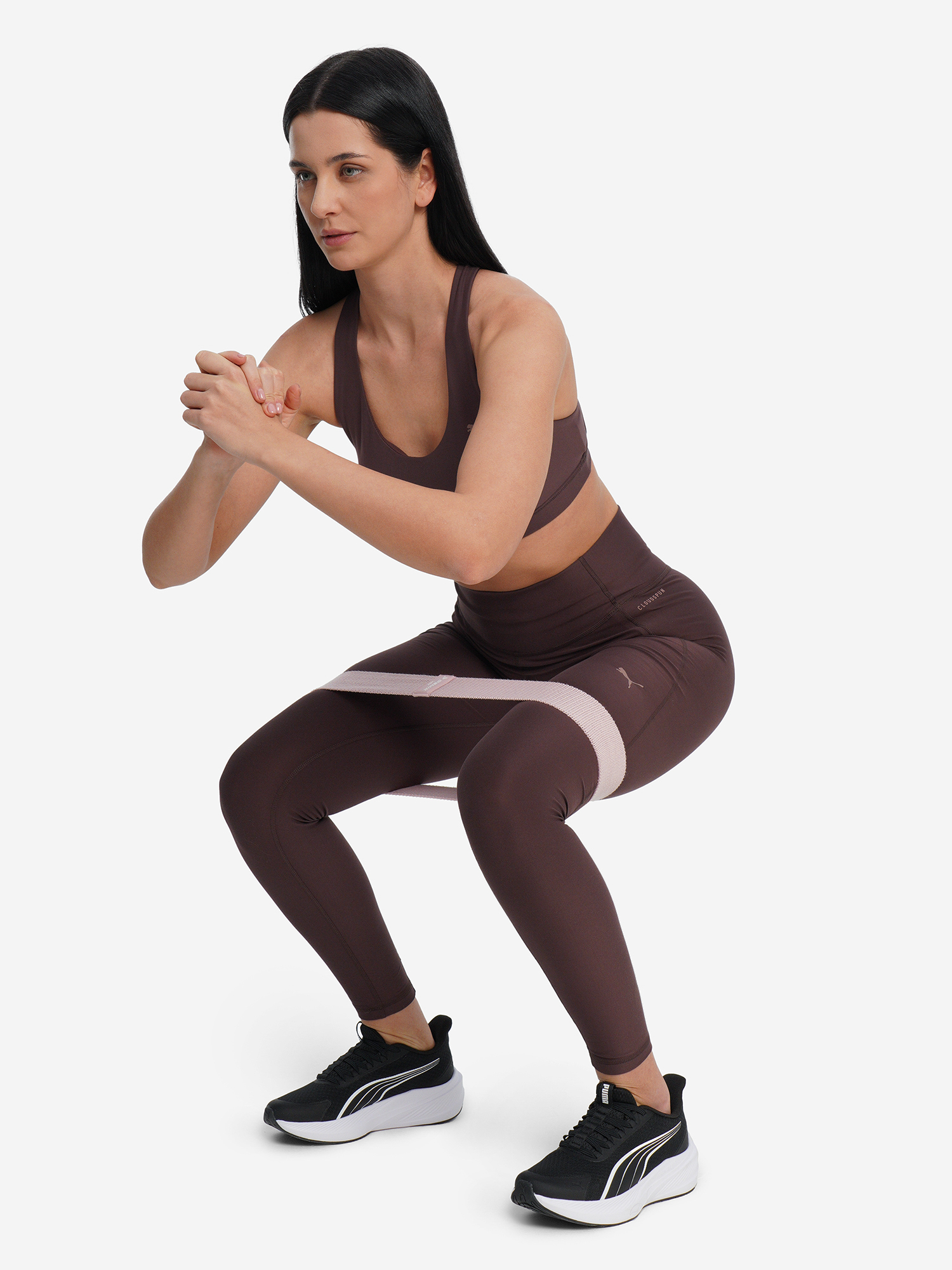 Легинсы женские PUMA Cloudspun, Коричневый 4