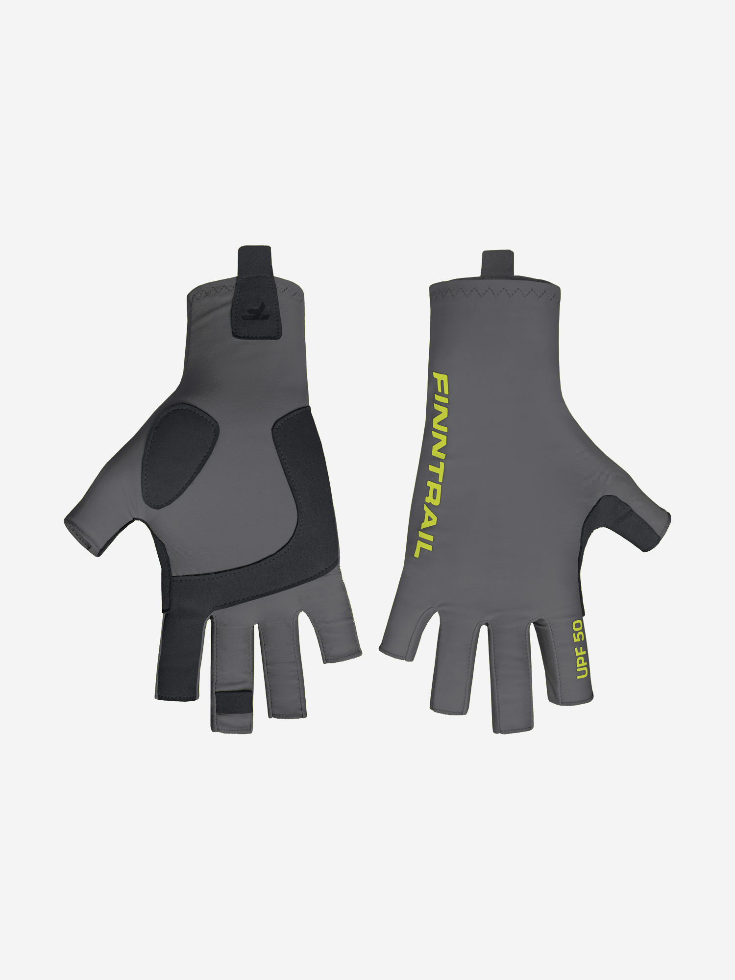 Спортивные перчатки без пальцев FINNTRAIL Wave, Серый