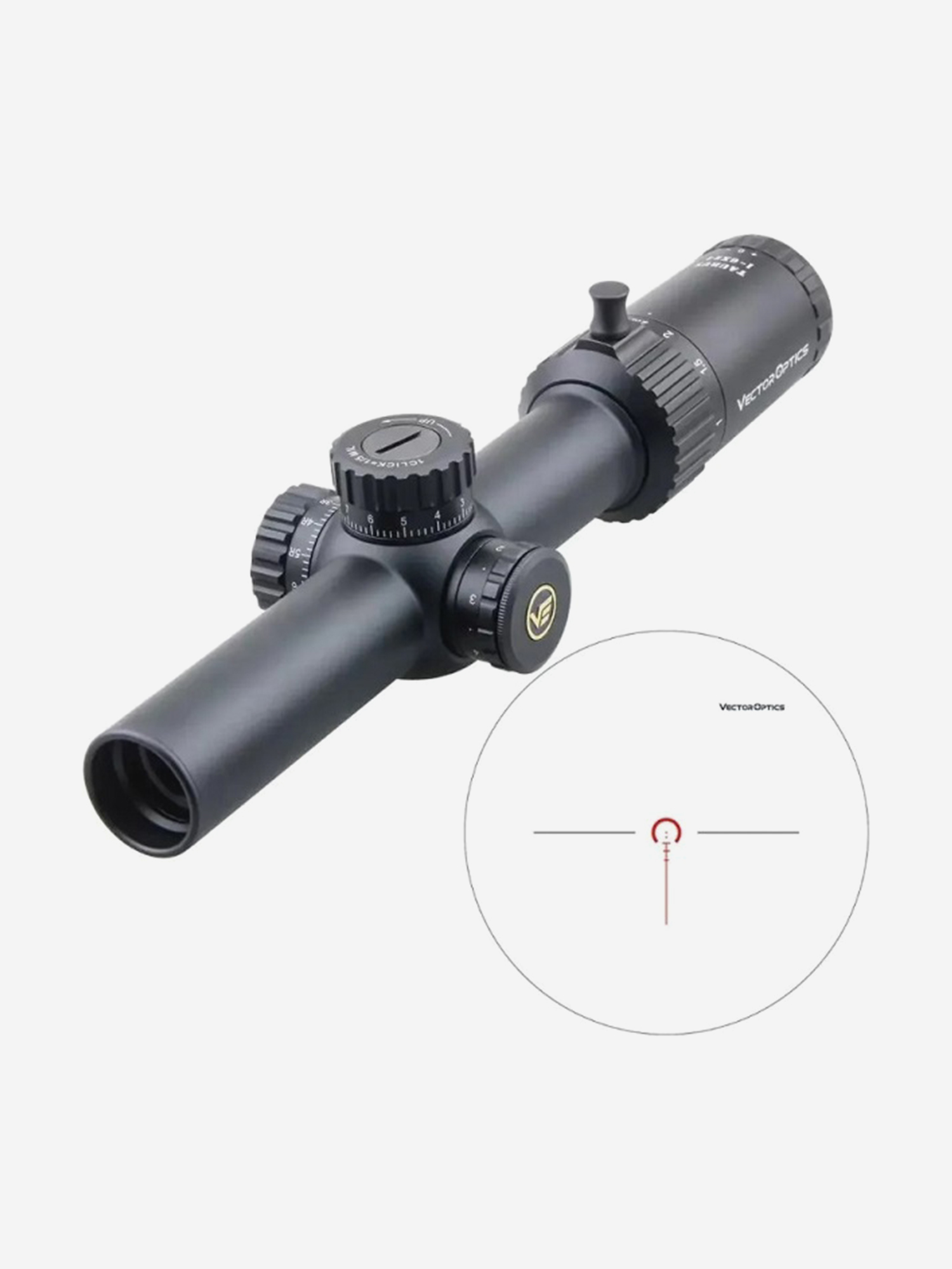 

Оптический прицел Vector Optics 30мм FFP Taurus 1-6x24 SCFF-27, Черный