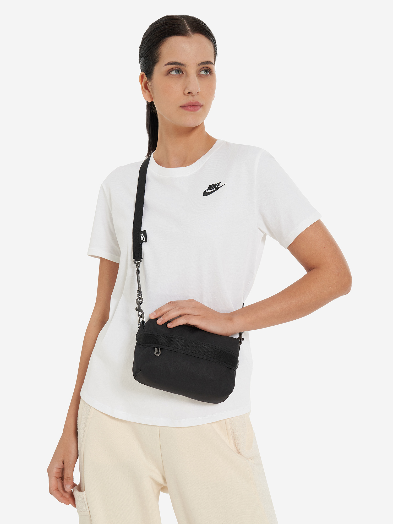 

Сумка через плечо женская Nike Sportswear Futura Luxe, Черный