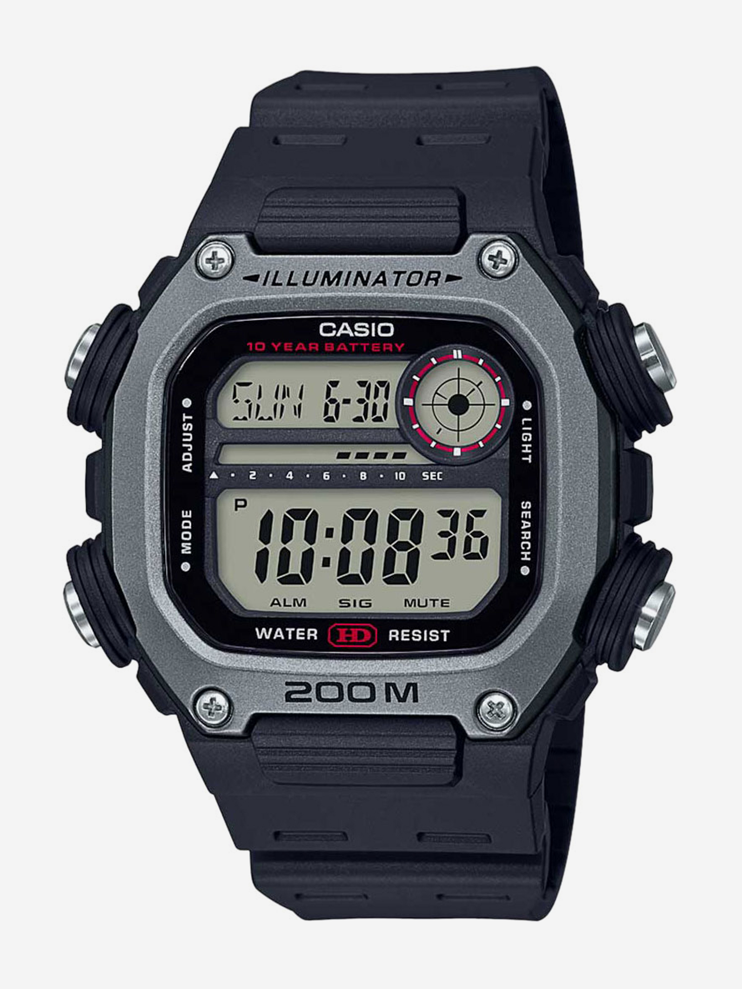 

Наручные часы Casio DW-291H-1A, Черный