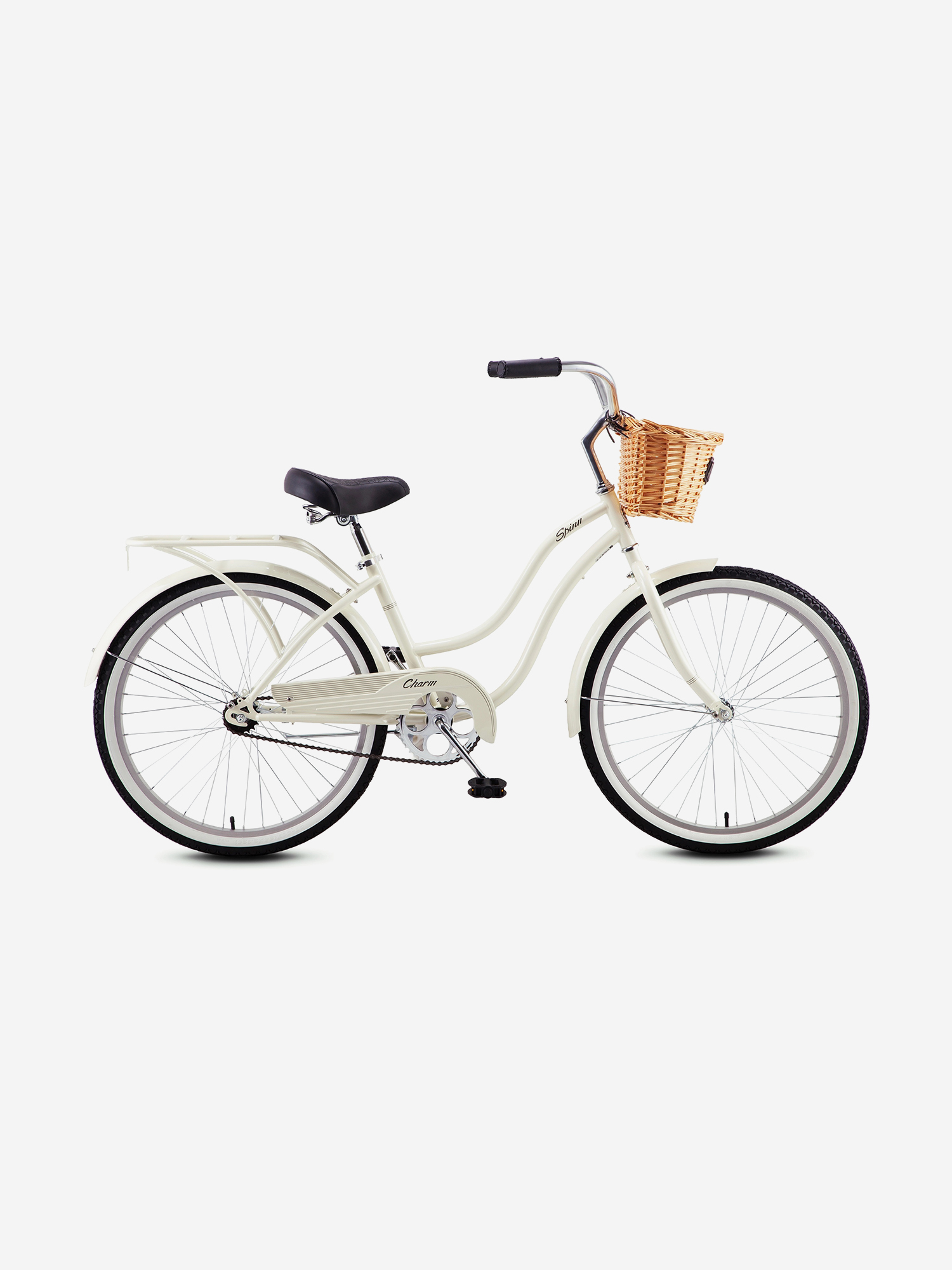 Изображение товара Велосипед круизер Spinn Charm 1-speed 24" Pearl White, Жемчужно-белый Изображение товара Велосипед круизер Spinn Charm 1-speed 24" Pearl White, Жемчужно-белый