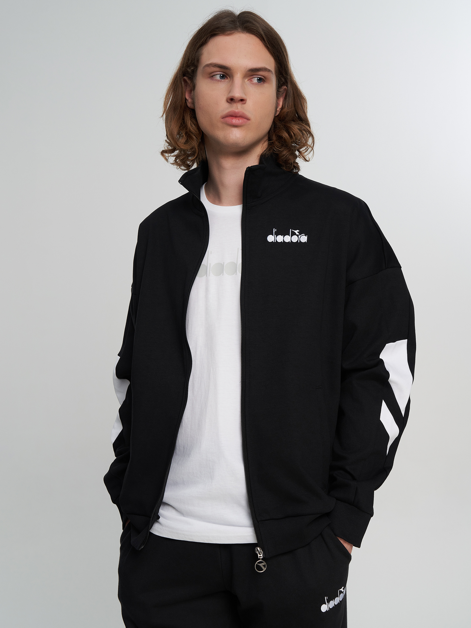 Толстовка мужская Diadora, Черный