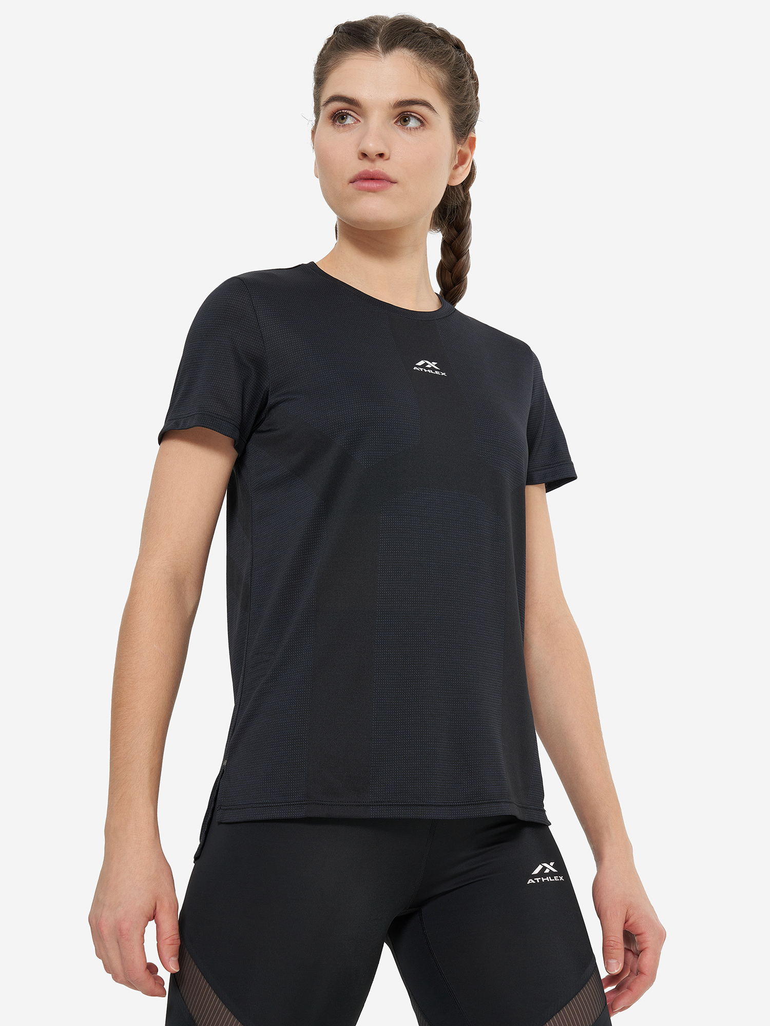 фото Футболка женская athlex, черный