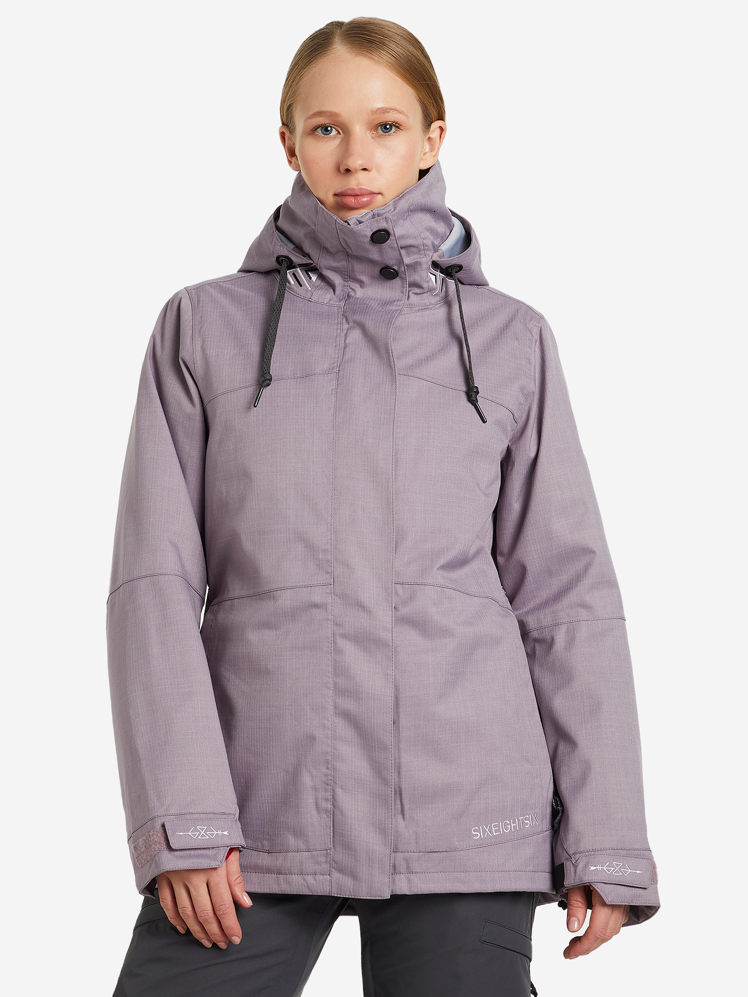 Куртка мембранная женская 686 Smarty 3-In-1 Spellbound, Фиолетовый куртки для сноуборда 686 smarty blocks red print