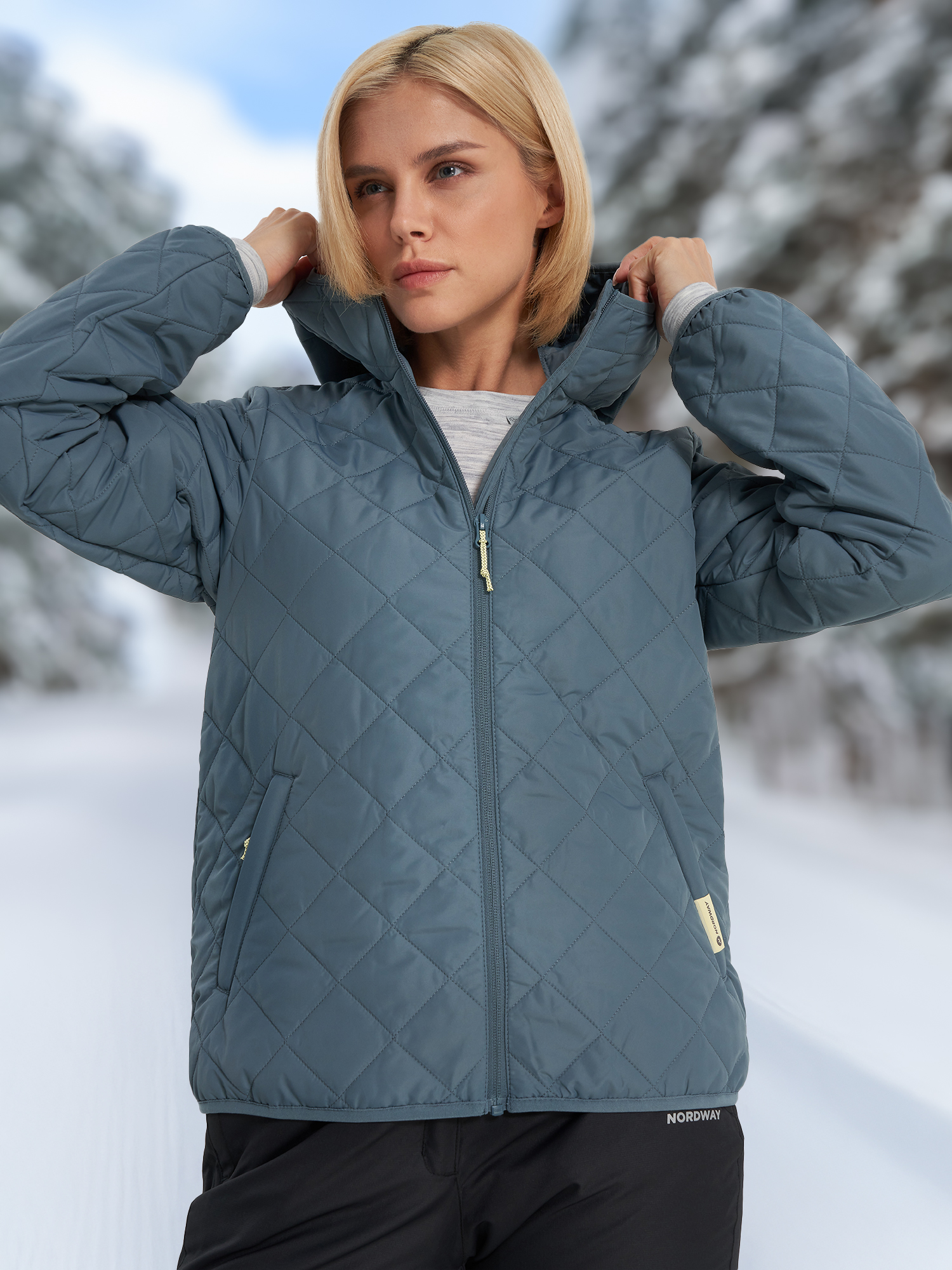 

Куртка утепленная женская Nordway, Зеленый