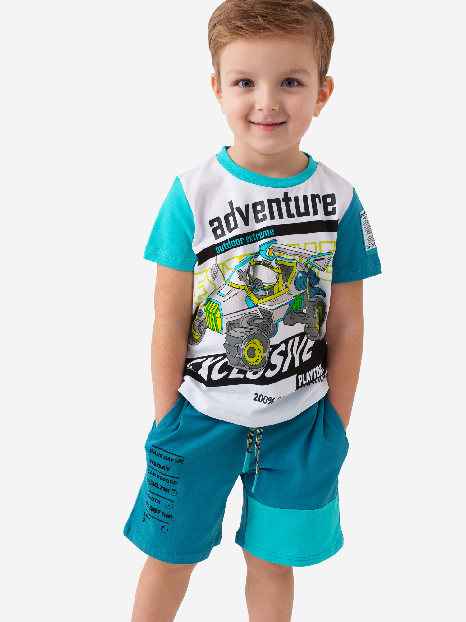 Изображение товара Комплект для мальчиков: футболка, шорты PlayToday