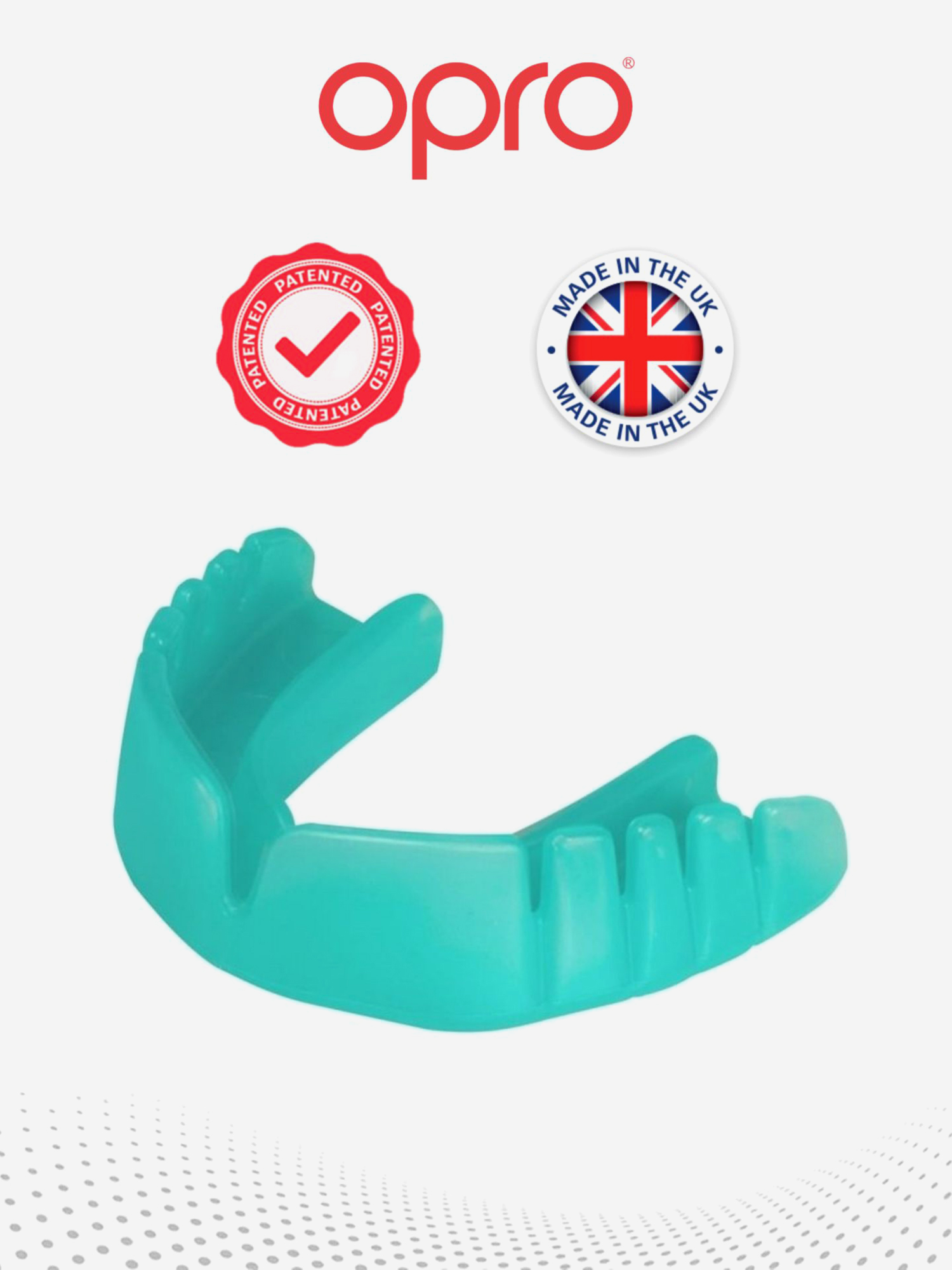 Изображение товара Боксерская капа взрослая OPRO Snap-Fit мятный аромированная для MMA бокс тайский бокс