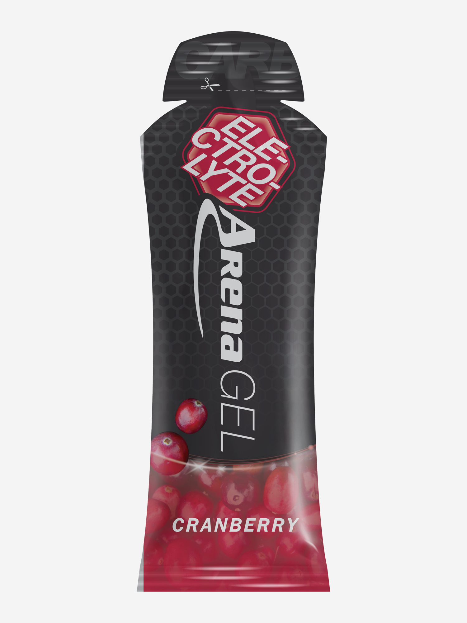 

Гель энергетический с электролитами Арена «Клюква», Красный