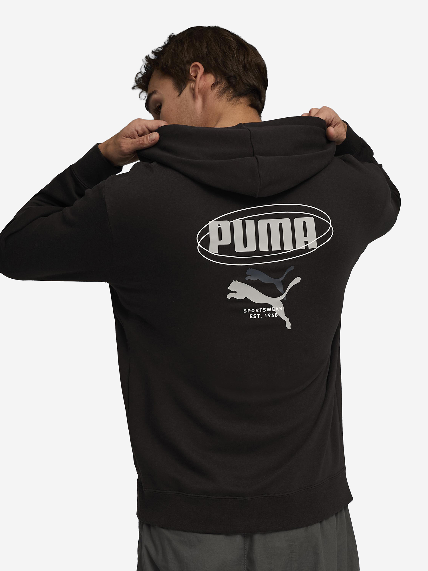 Худи мужское PUMA, Черный 2