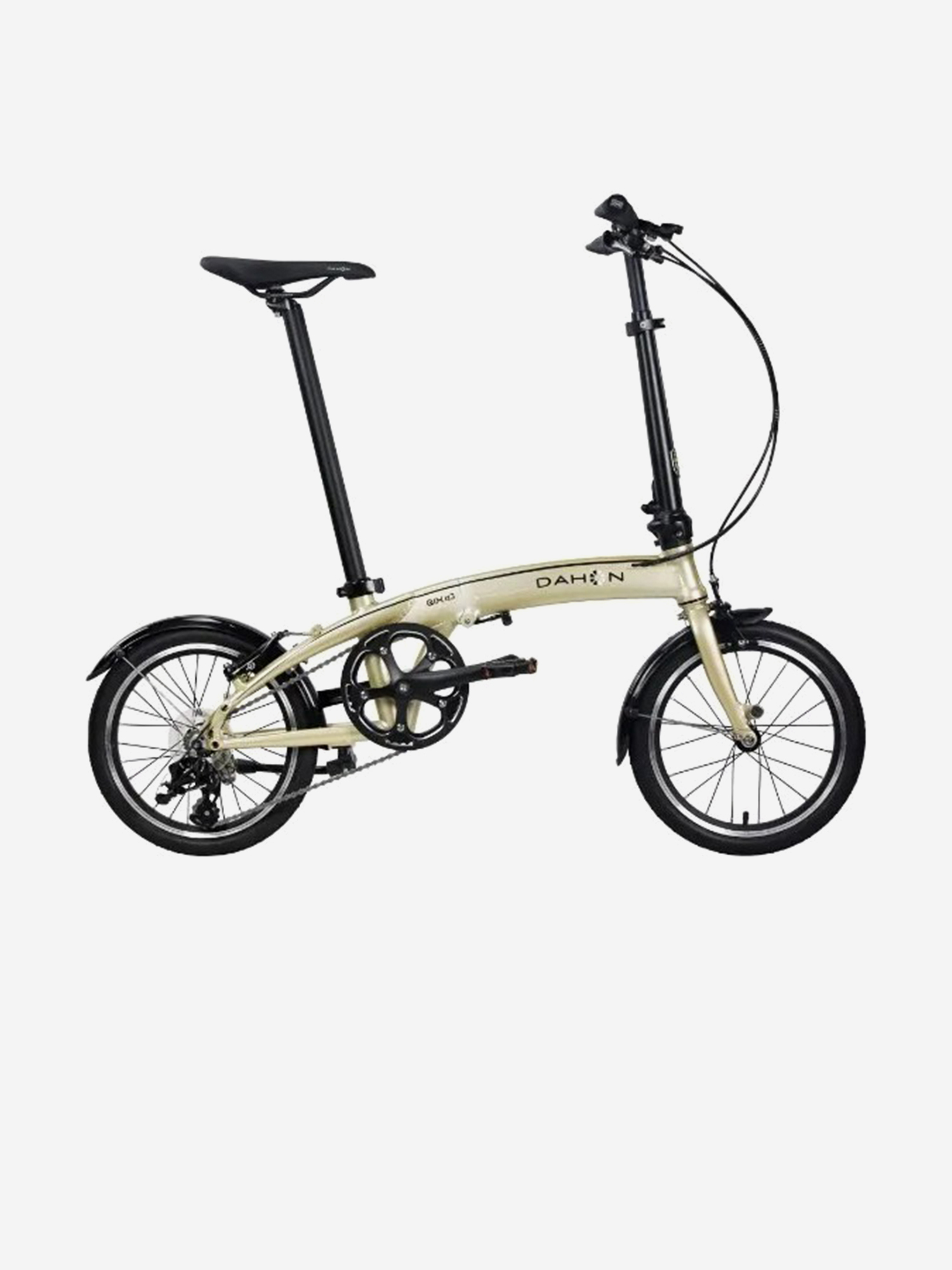 

Велосипед Dahon QIX D3 YS 9193-1 (GOLD), складной, колеса 16", 3 ск., Золотой