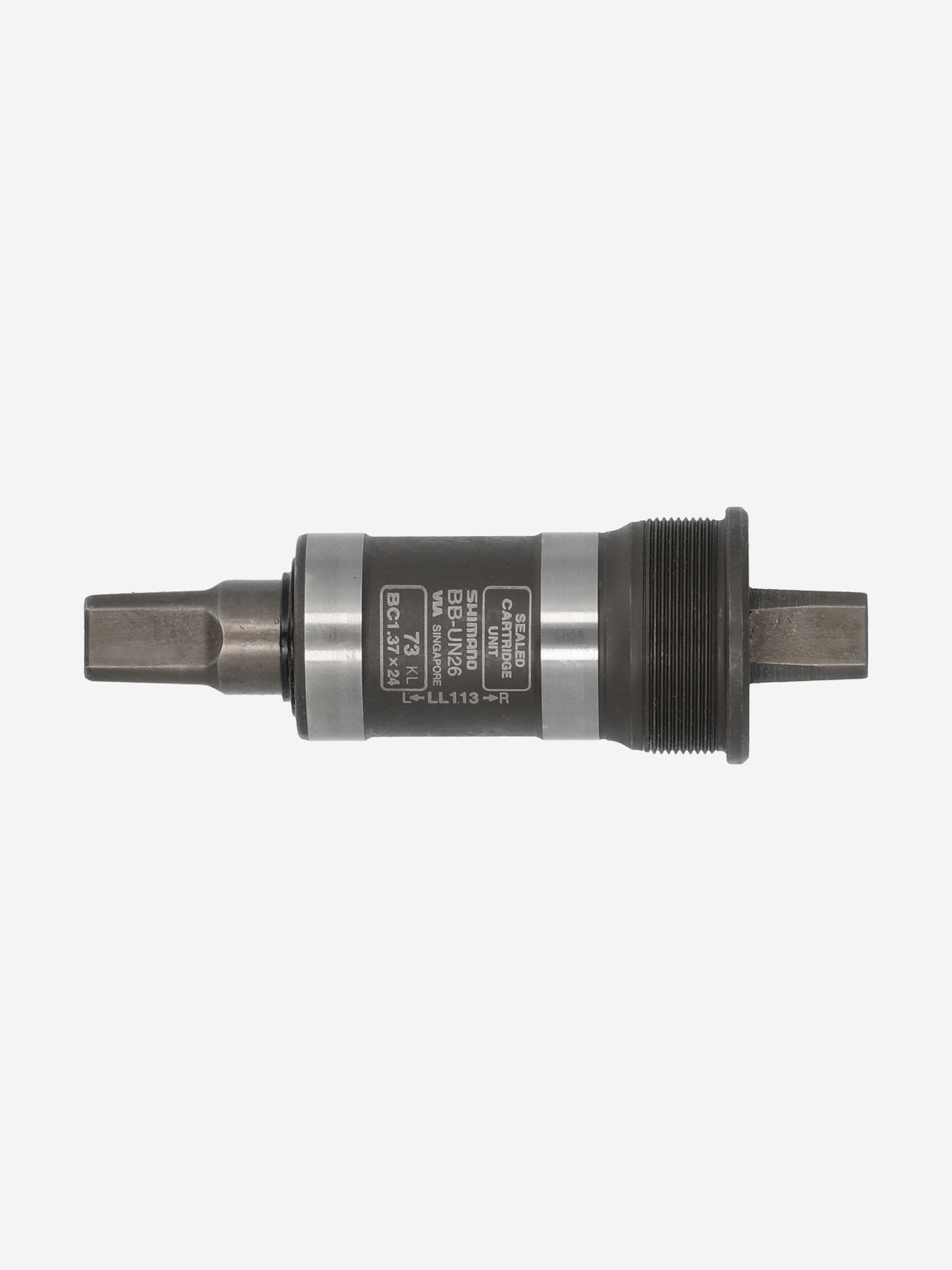 

Каретка Shimano Acera BB-UN26, SQR, 73х123 мм, Черный