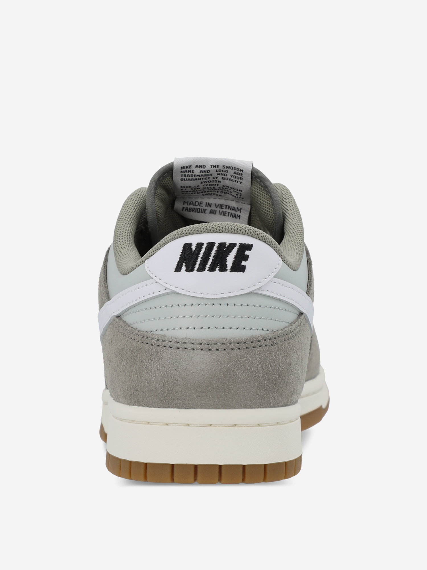 фото Кеды мужские nike dunk low retro se, серый
