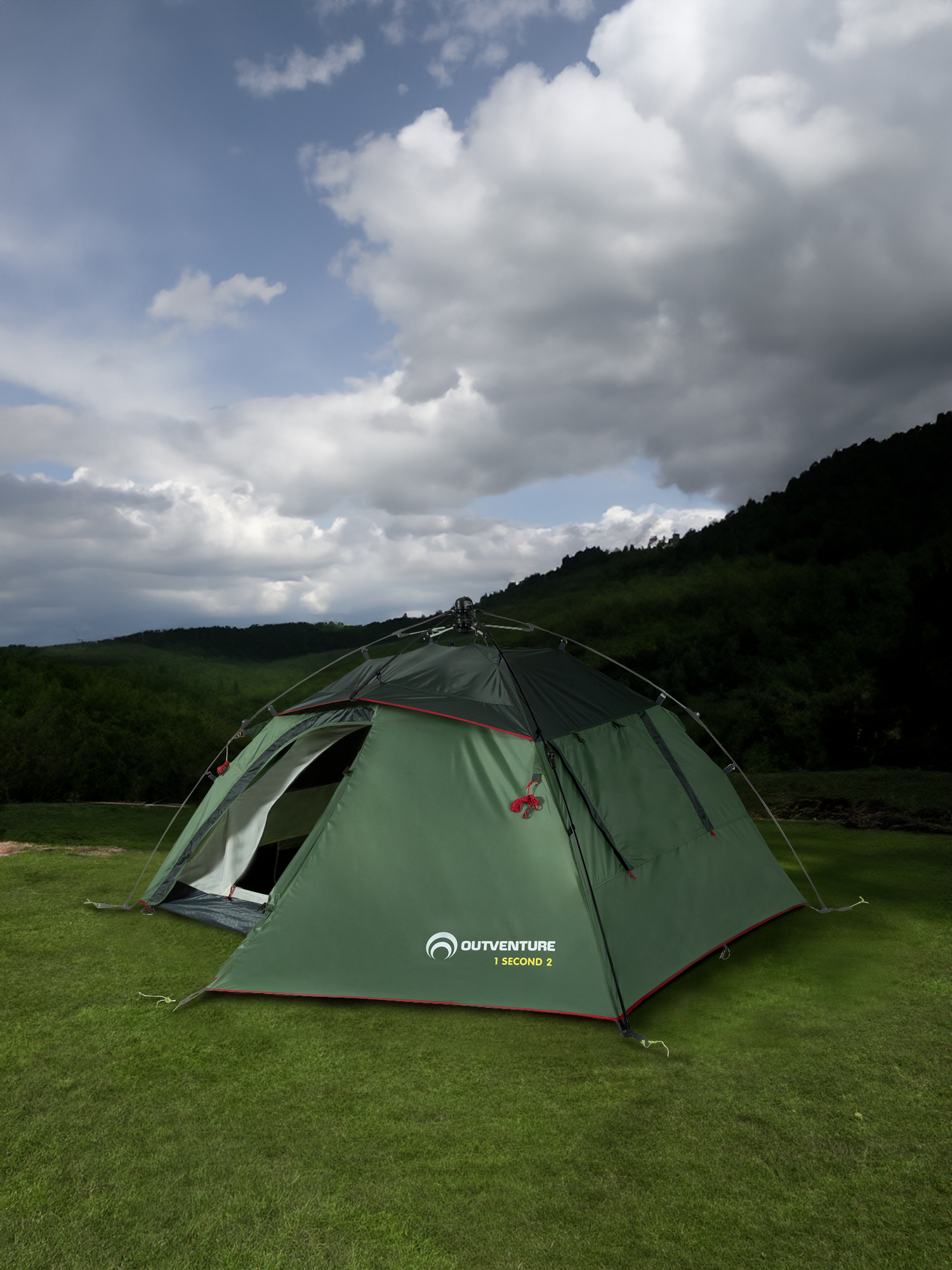 

Палатка 2-местная Outventure 1 Second Tent 2, Зеленый