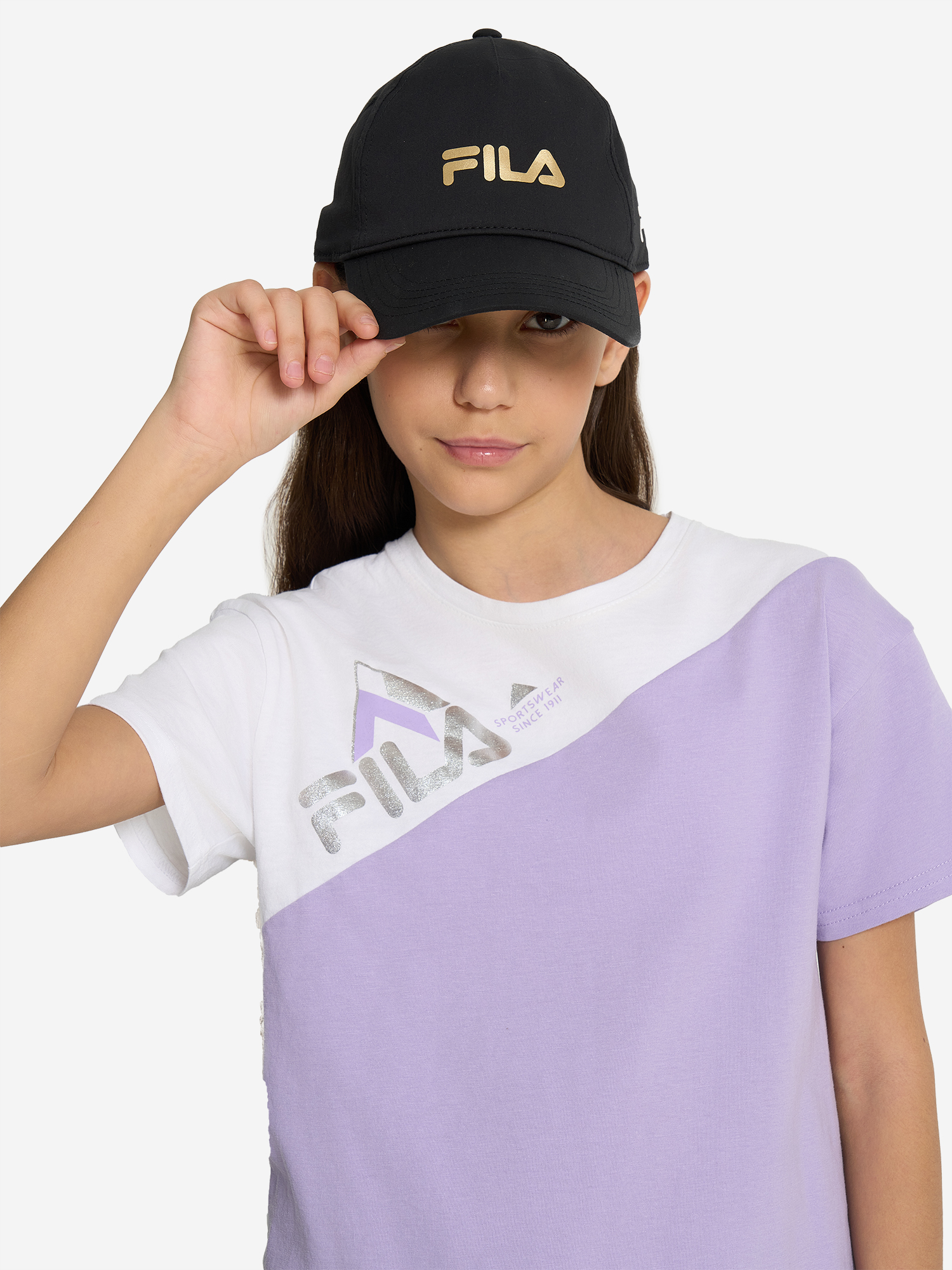 

Бейсболка для девочек FILA, Черный