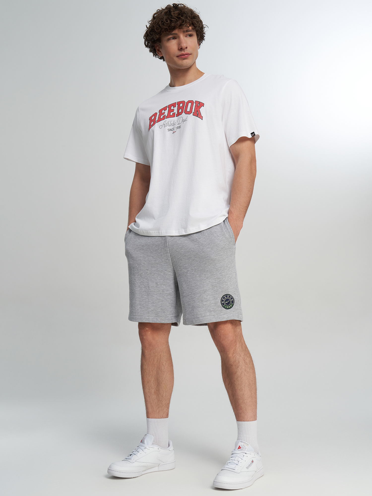 Шорты мужские Reebok, Серый 4